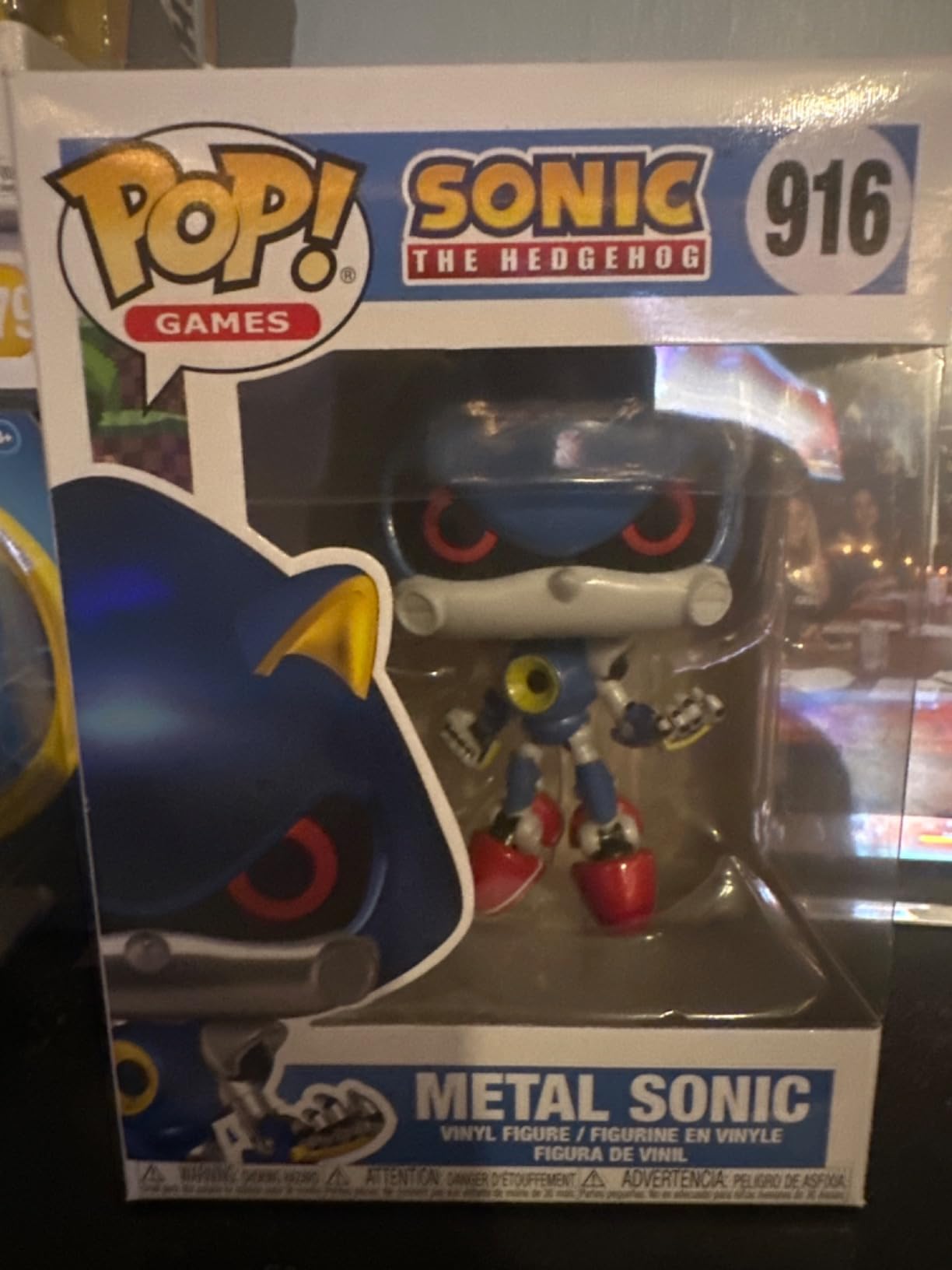 POP! Games: Sonic the Hedgehog - Metal Sonic | Official Video Games Merch - Collectable Vinyl Figurine for Shelf Display - Birthday Gift Idea for Fans and Collectors customer photo 2