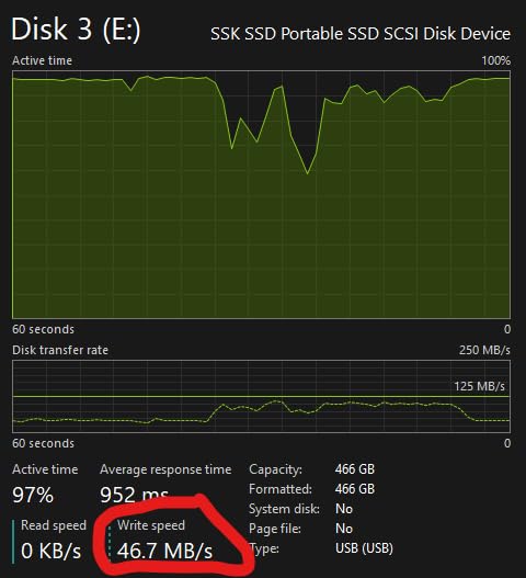 SSK Portable SSD 500GB External Solid State Hard Drive USB C Up to 1050MB/s, 4K HDR ProRes, OTG, Aluminum customer photo 2