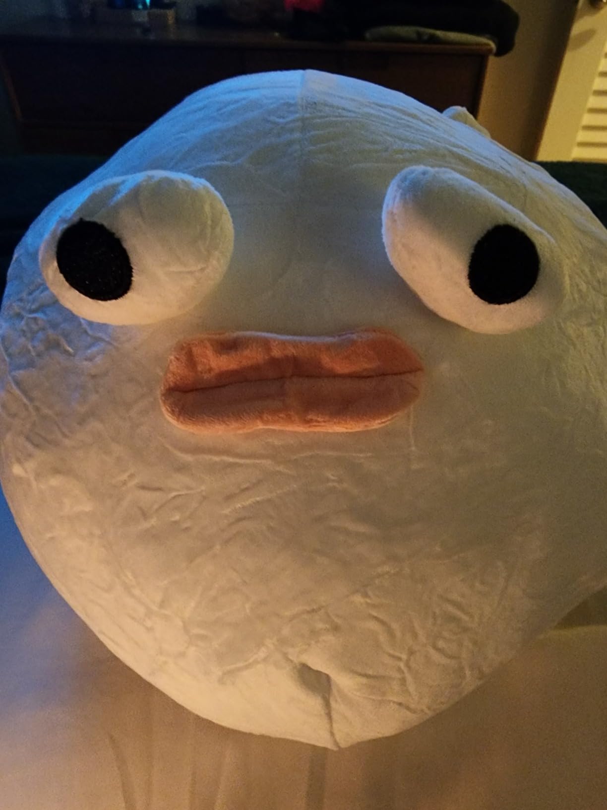 Goylmc Puffer Fish Plush Pillow - 15.7 inch Puffer Fish Stuffed Animal Plush - Birthday for Girls Boys Adults customer photo 1