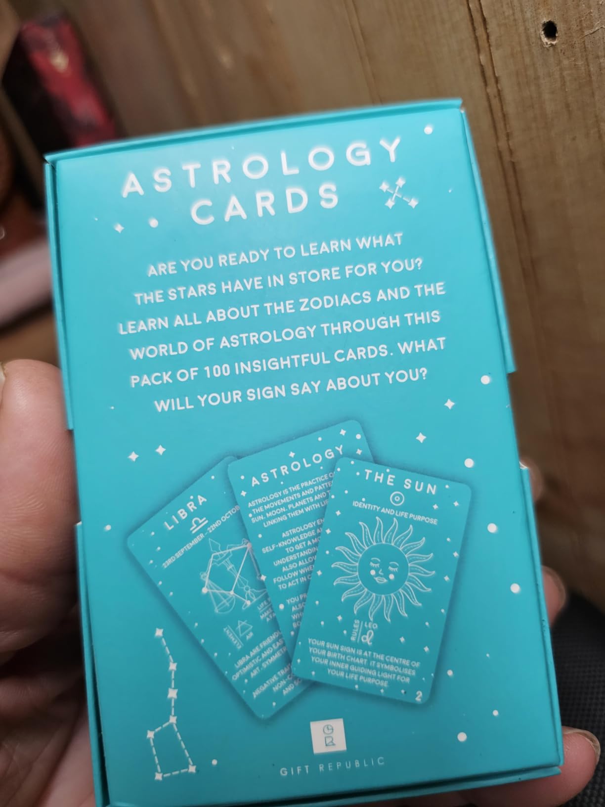 100 Astrology Cards - guides you through how to read your astrology chart customer photo 1