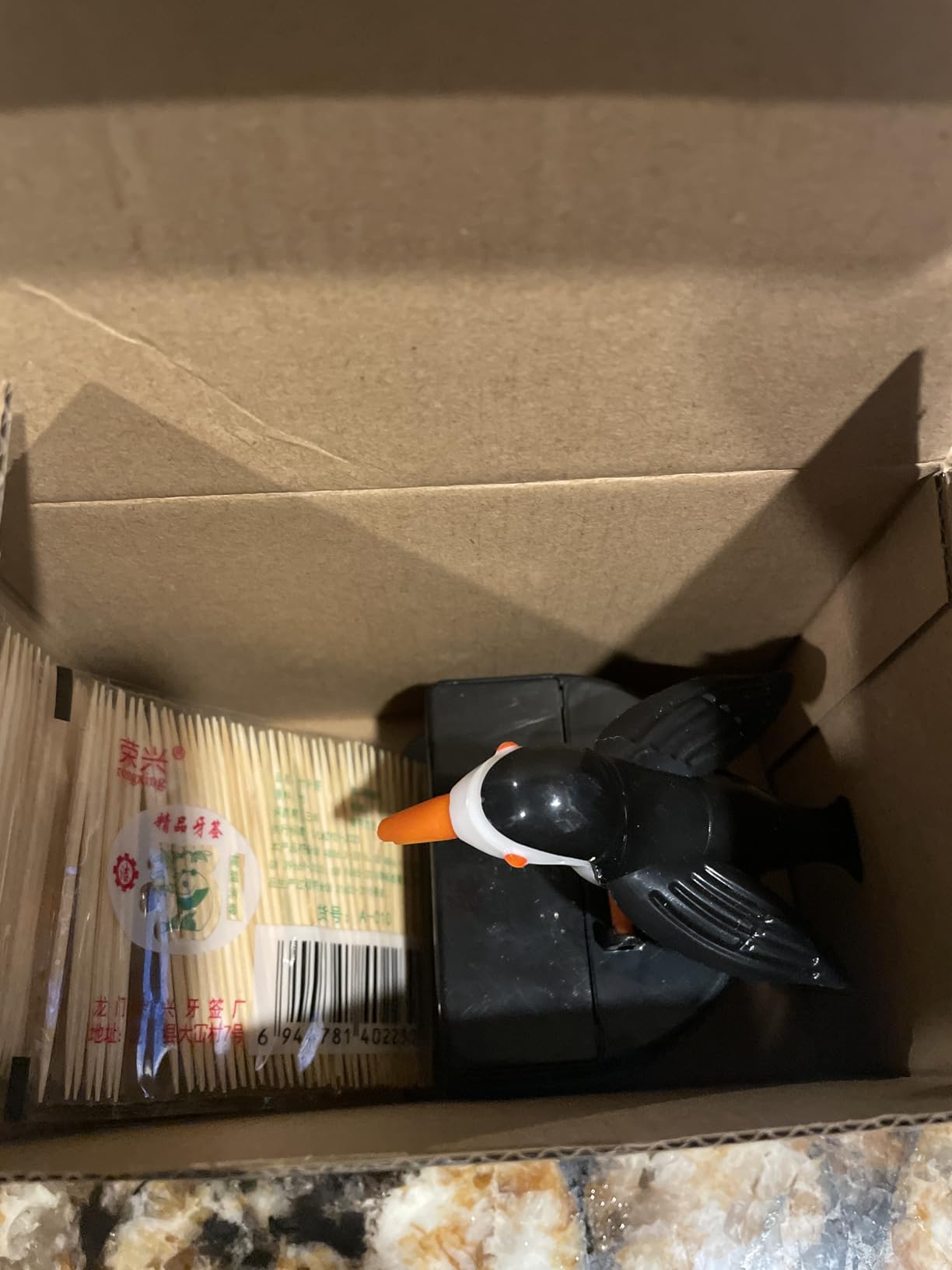 Suclain 2 Pcs Toothpick Dispenser Woodpecker Toothpick Holder | Cute Funny Plastic Bird Kitchen Accessories Gift for Home Restaurant Dining Birthday Christmas customer photo 1