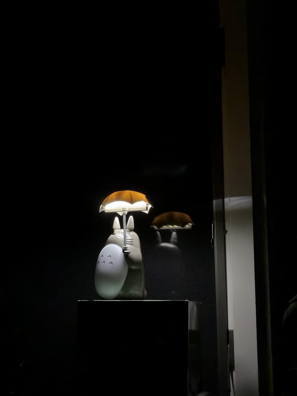 Lenporl Totoro Umbrella LED Night Light Kid's Character Lamp USB Charge (White Belly) Bonus Totoro Tumbler customer photo 1