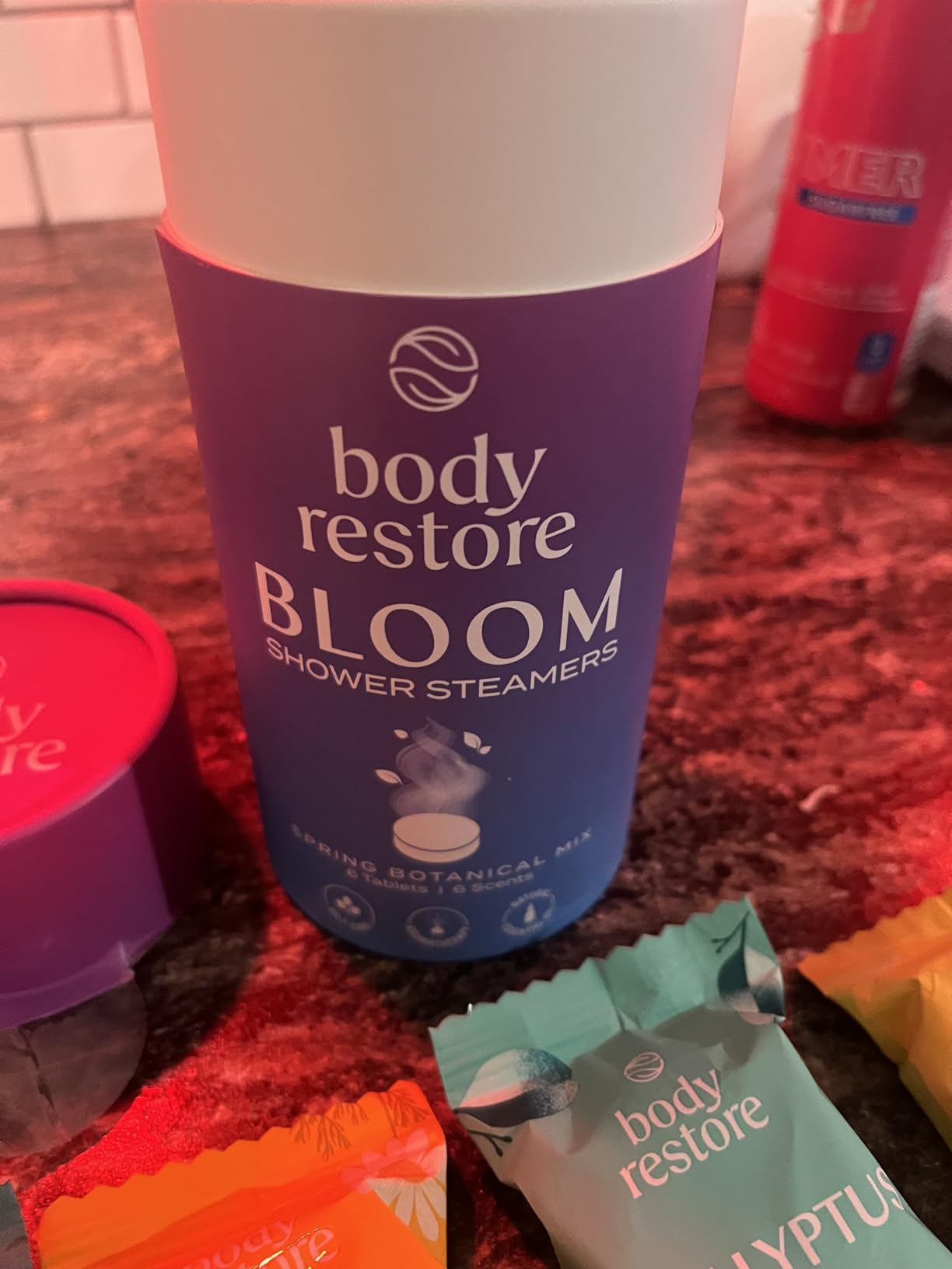 BodyRestore Shower Steamers Aromatherapy, Gifts for Women, Bloom 6 Pack | Spa Stress Relief & Relaxation, Self Care, Essential Oil Tablets customer photo 2