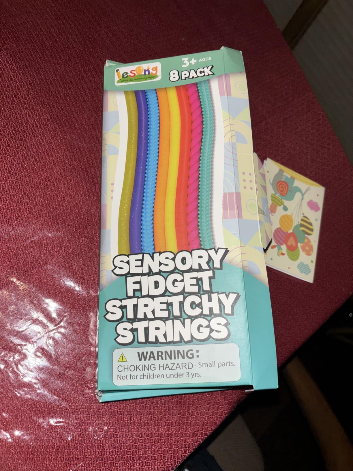 Sensory Autism Toys for Kids - Textured Stretchy Fidget Toys for Stress - Sensory Toys Special Needs for Autistic Toddlers Boys Girls Stocking Stuffers Gifts, Treasure Prizes Classroom - 8 Pack customer photo 1