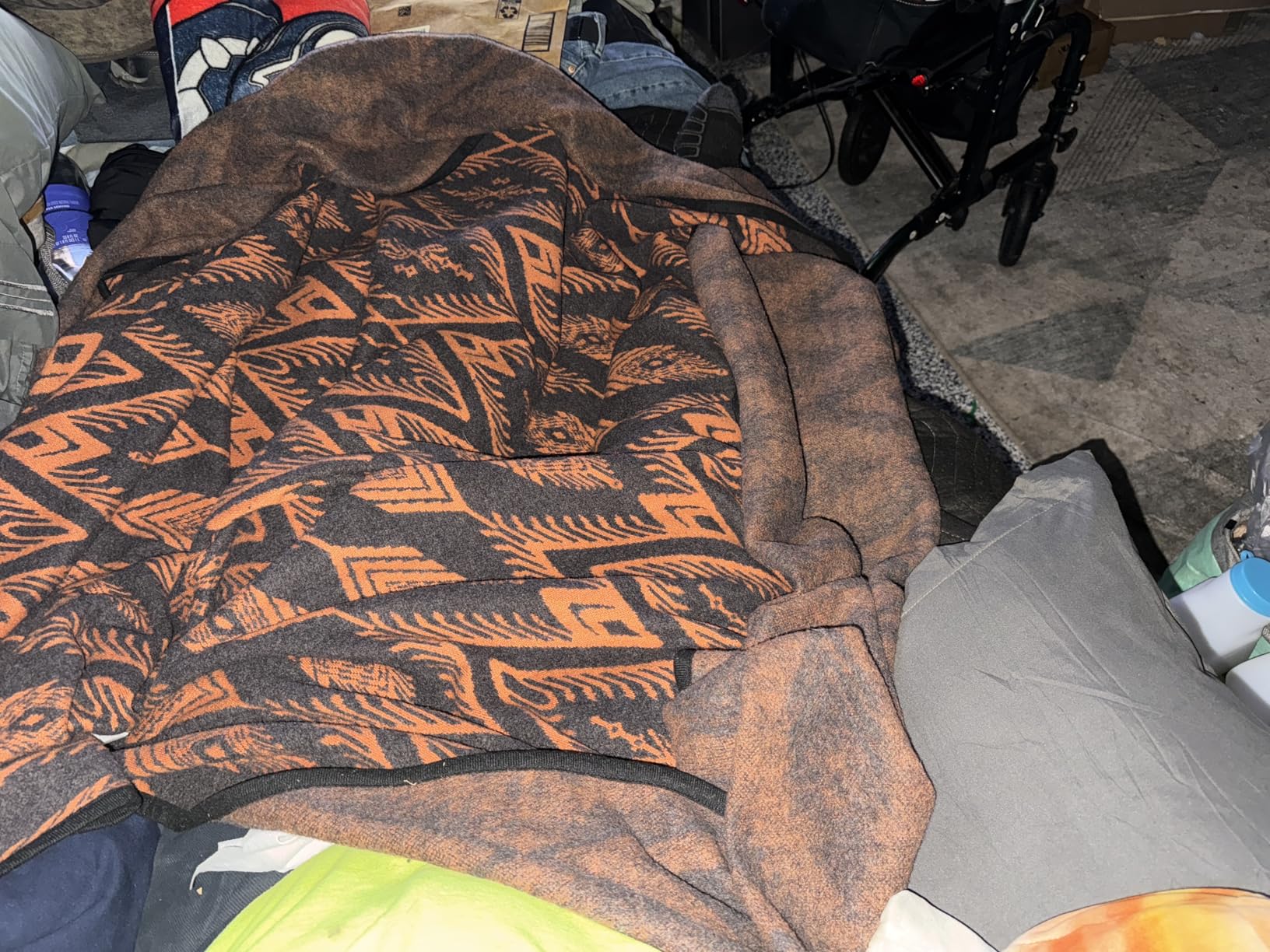 PuTian Merino Wool Blanket, Soft Throw for Camping, 87