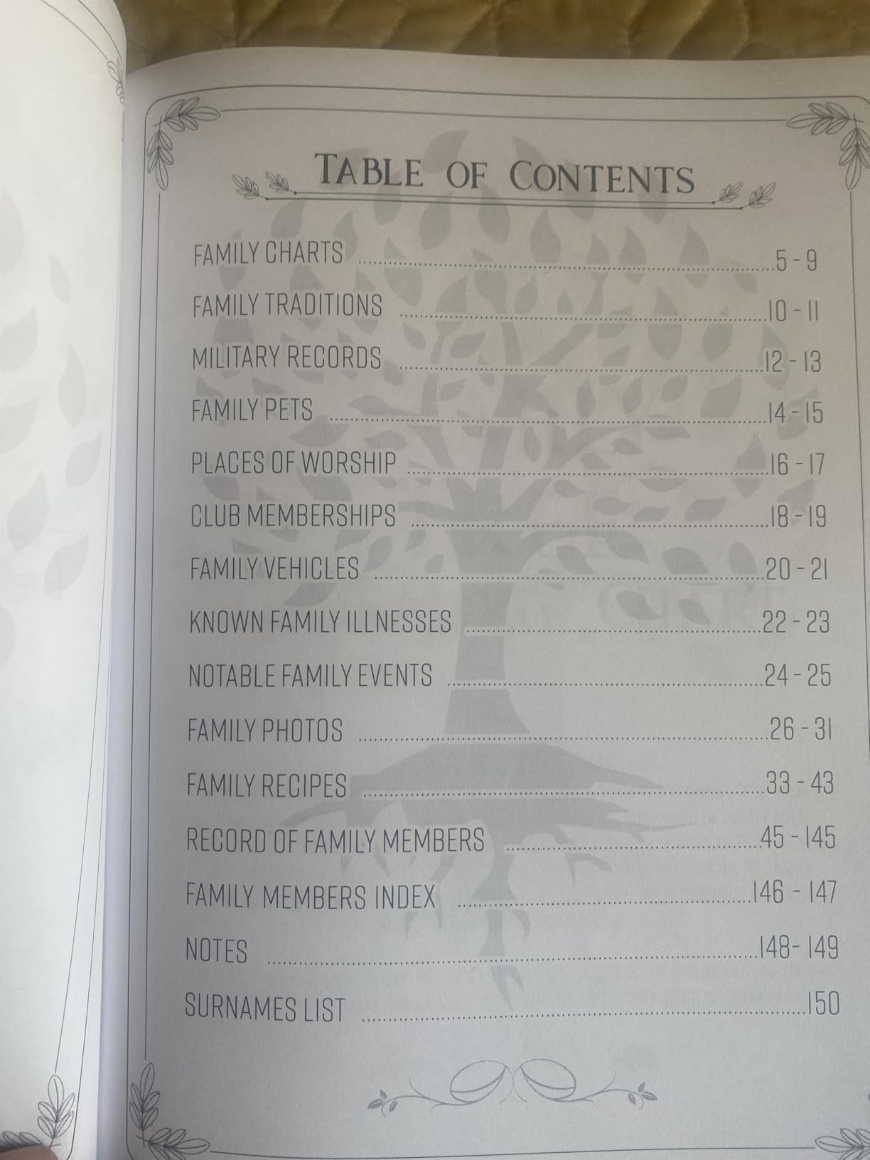 Our Family History: A Record of our Family Tree, Includes Genealogy Charts, Family Recipes, Room for 100 Ancestors/Family Member and so much more! Makes a great family gift! customer photo 1