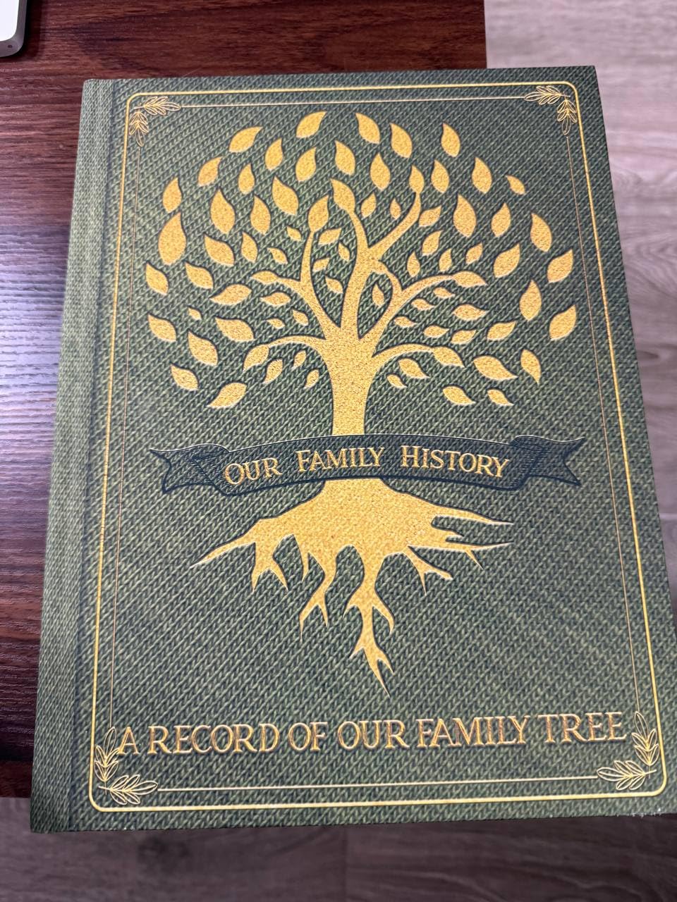 Our Family History: A Record of our Family Tree, Includes Genealogy Charts, Family Recipes, Room for 100 Ancestors/Family Member and so much more! Makes a great family gift! customer photo 2