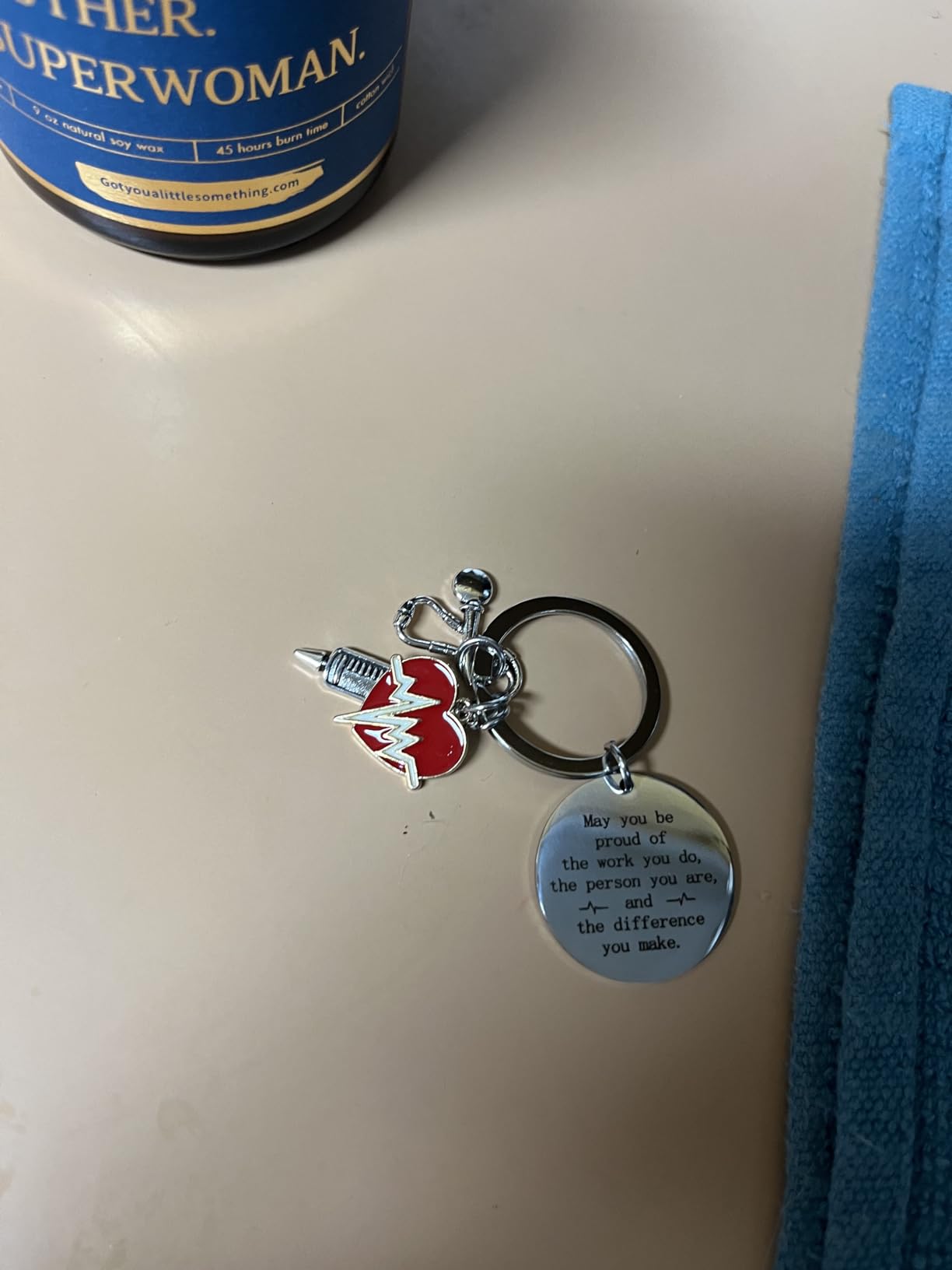 Nurse Keychain Gifts - Medical & Doctor Graduation Gifts for Women, Teachers & Thanksgiving customer photo 2