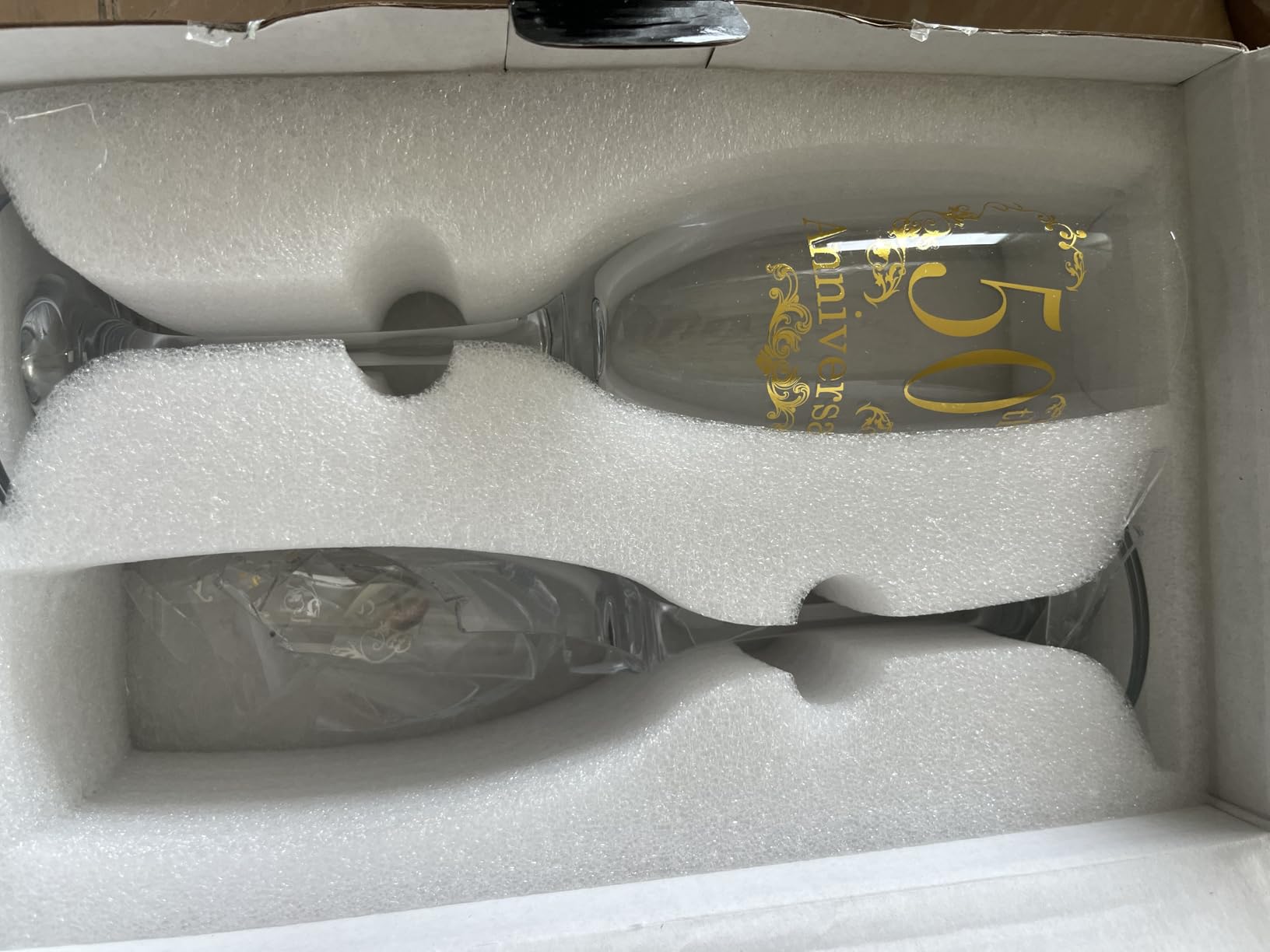 Tom Boy 30th Anniversary Champagne Flutes Gifts, Anniversary Couples Gifts | 30 Year Wedding Anniversary's Decorations Champagne Glasses Set of 2 customer photo 1