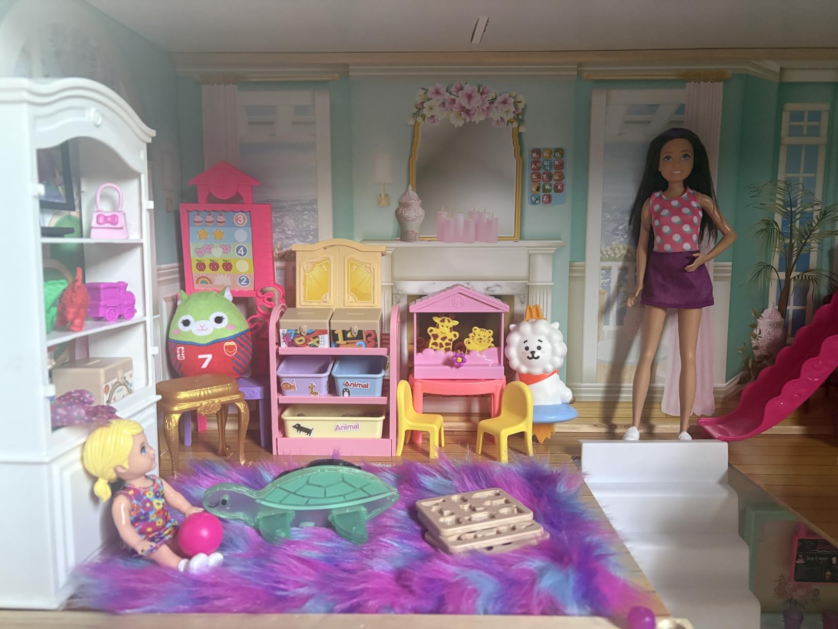 Barbie Skipper Babysitters Inc Ultimate Daycare Playset | with 3 Dolls, Furniture & 15+ Accessories, Includes Bunk Beds & Color-Change Easel customer photo 1