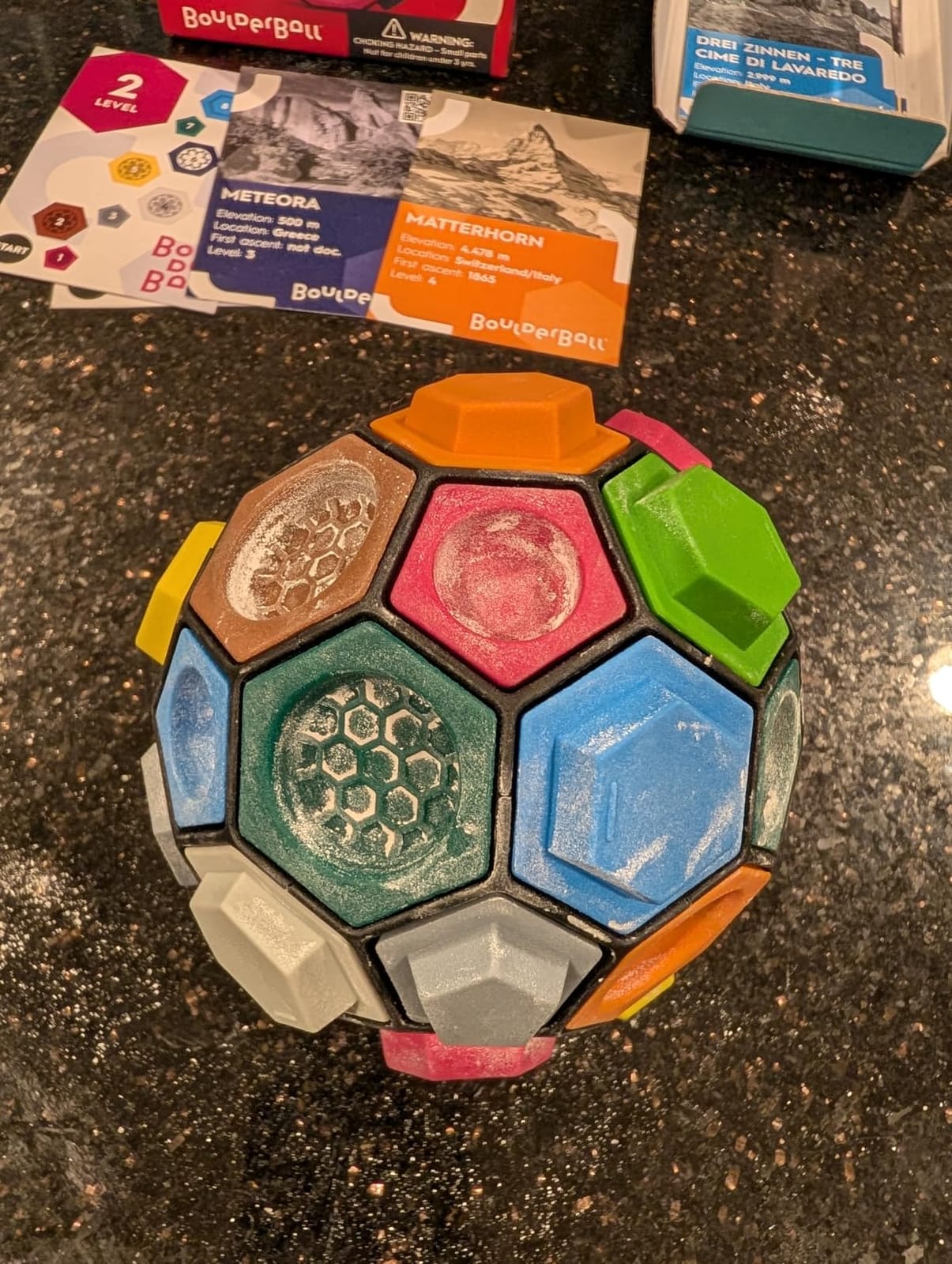 3D Climbing Ball I World Novelty I Concentration, Creativity & Dexterity I Puzzle Ball Toy I Bouldering Gift I Portable Climbing Game customer photo 1