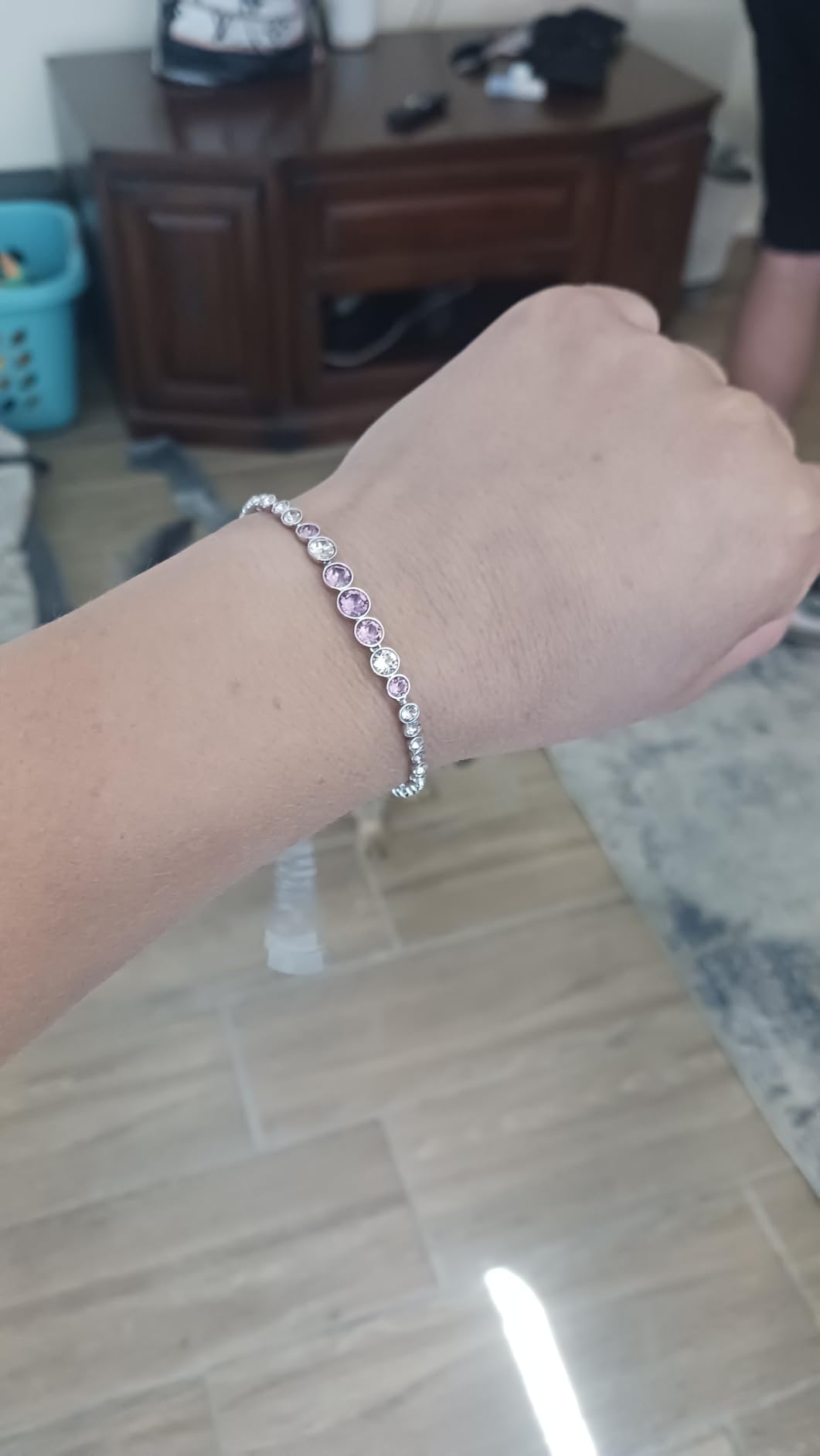 Swarovski Emily Tennis Bracelet Jewelry Collection customer photo 2