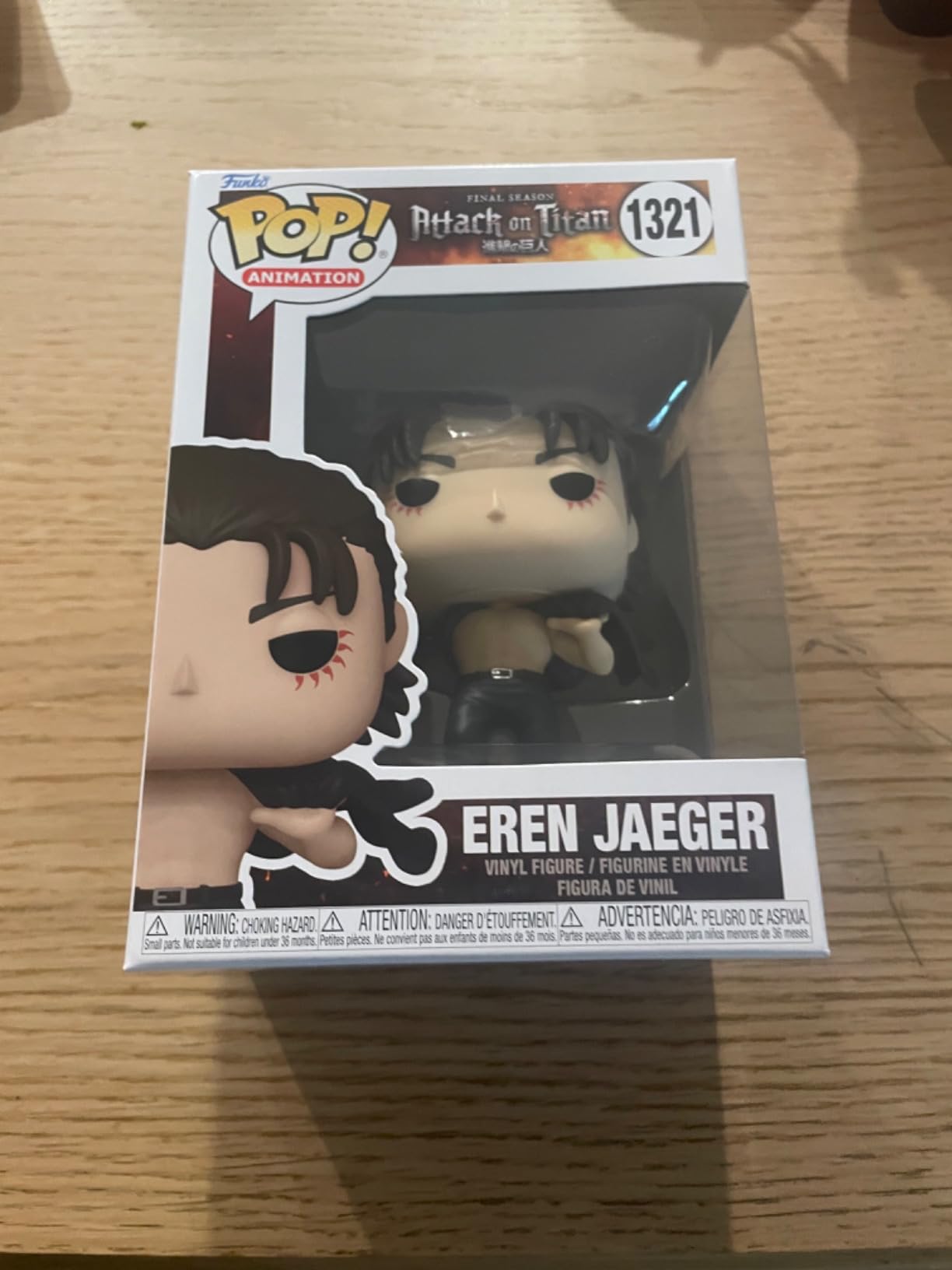Funko POP! Animation: Attack on Titan - Eren Jaeger | Official Merch - Collectable Vinyl Figurine for Shelf Display - Birthday Gift Idea for Fans and Collectors customer photo 1