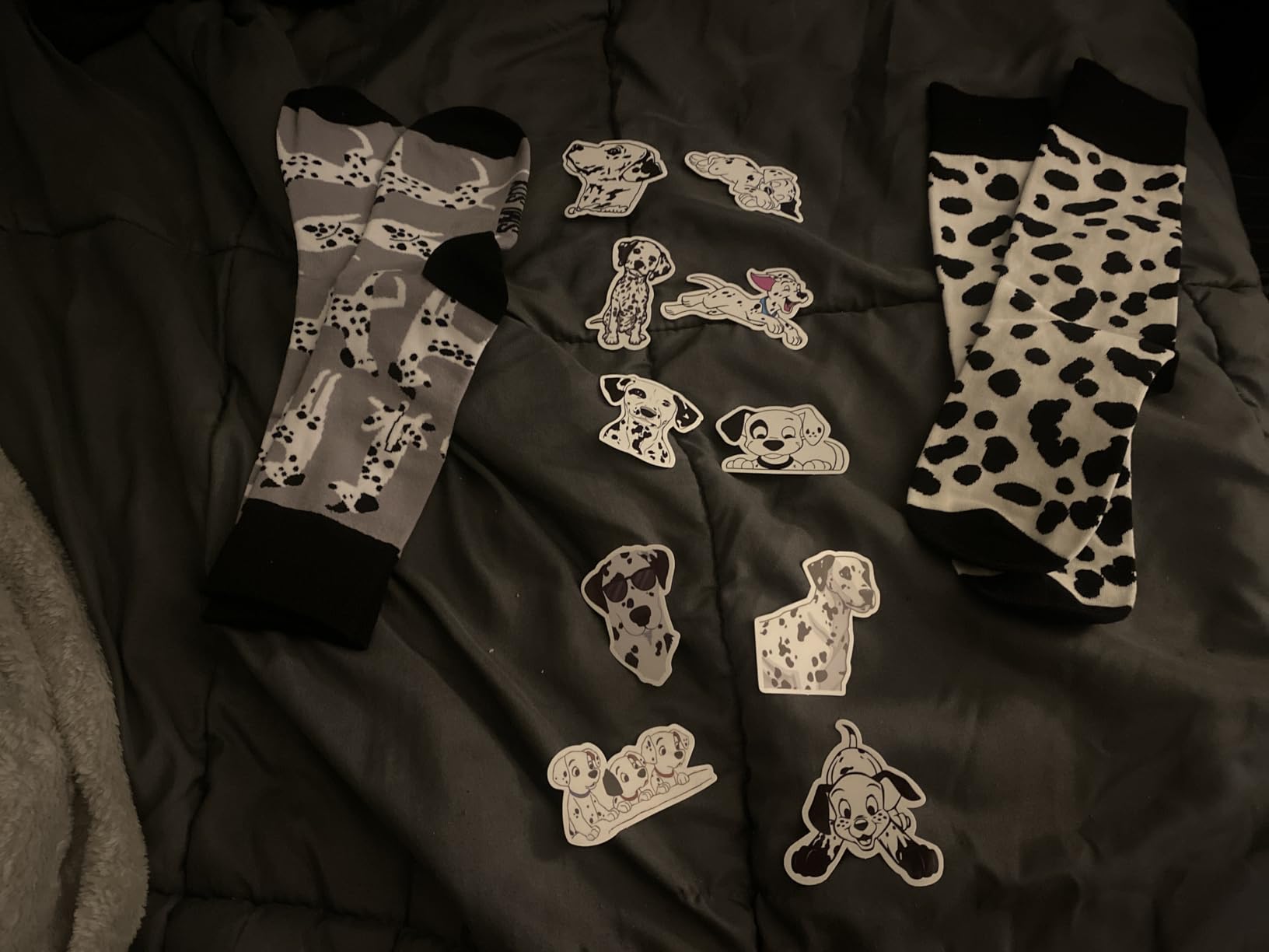 2 Pairs Cartoon Animal Crew Socks Fun Cotton Mid Calf Socks for Women customer photo 1