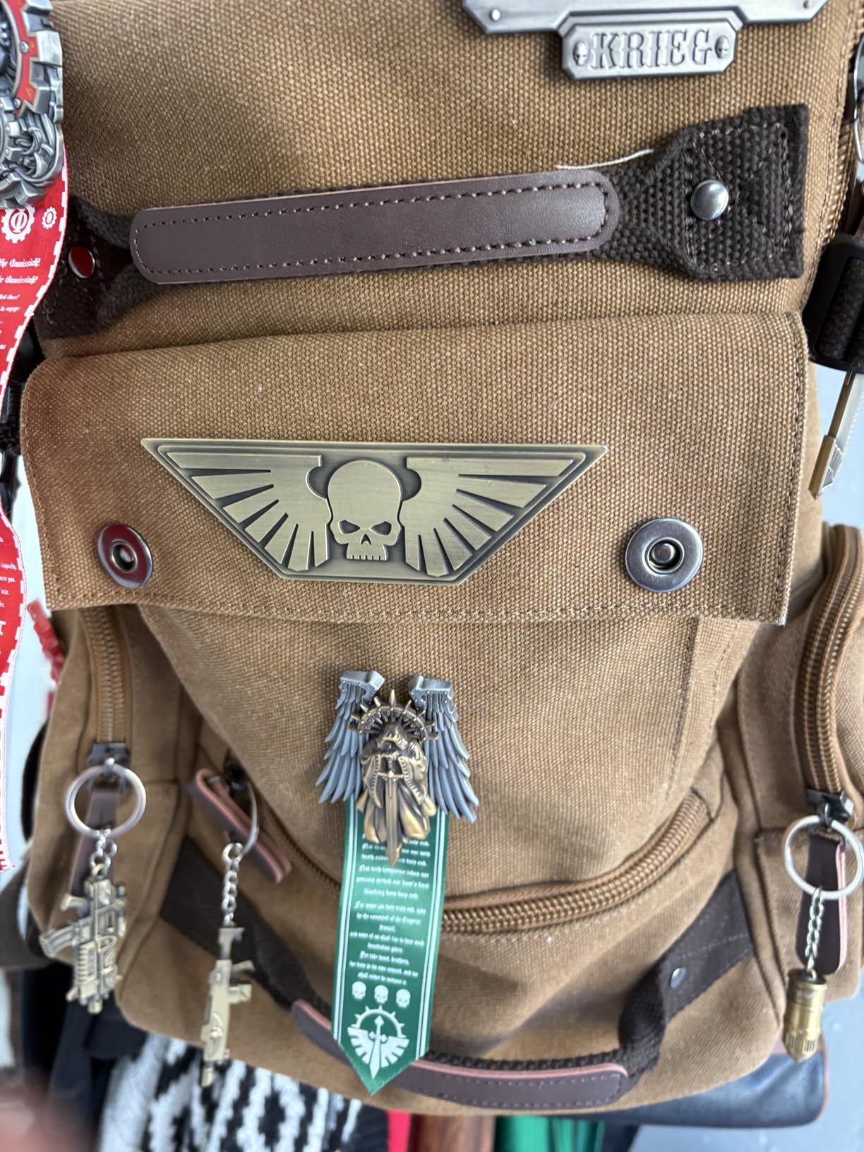 Starforged Astra Militarum Death Korps of Krieg Siege Regiment BackPack Warhammer 40K Computer Bag customer photo 2