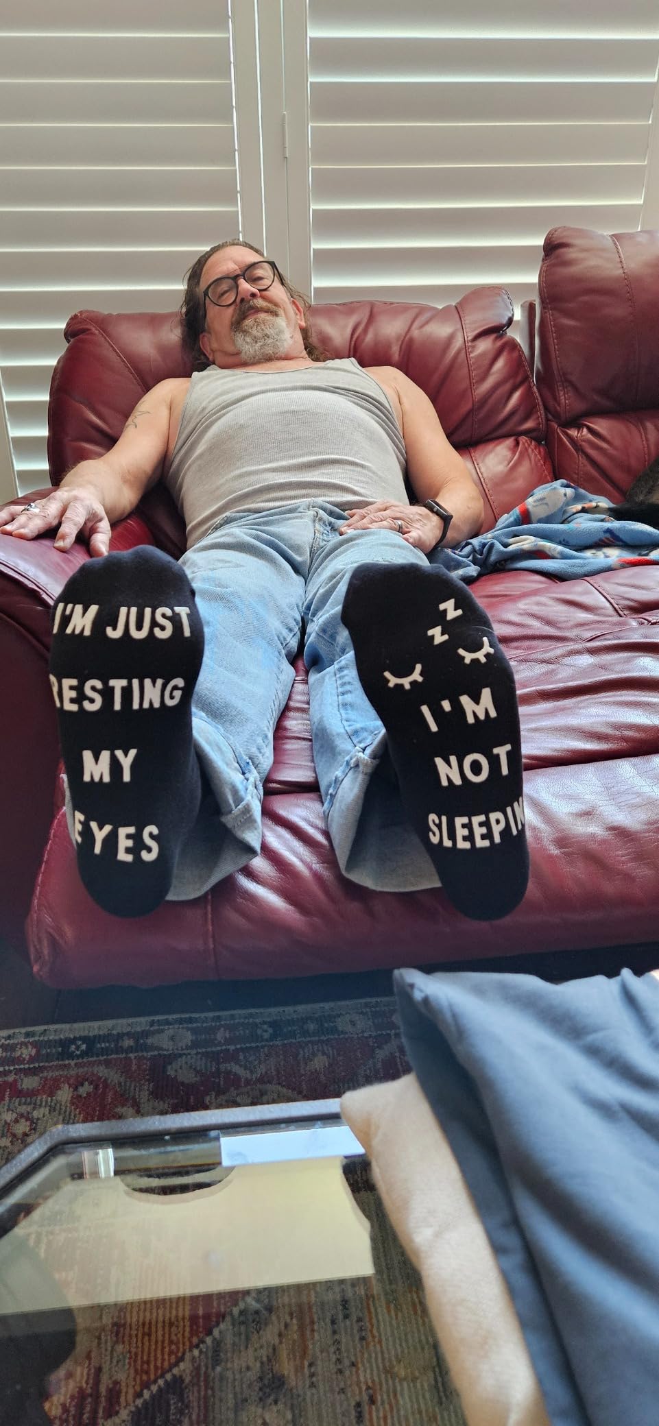 Birthday Gifts for Men Dad Funny Socks Stocking Stuffers for Men Him | Christmas,Valentines,Personalized Fathers Day Gift from Daughter Wife Son Husband customer photo 1