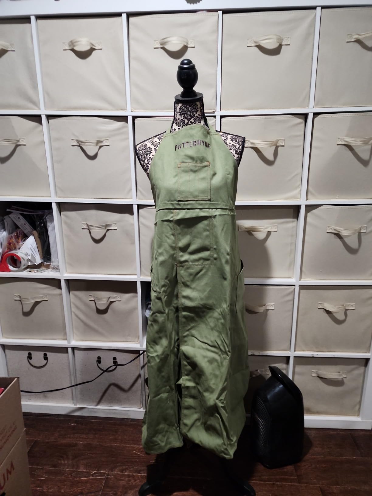 Full Coverage Pottery Apron Split Leg - 100% Cotton Canvas Potter's & Ceramics Aprons with Pockets for Women & Men customer photo 1