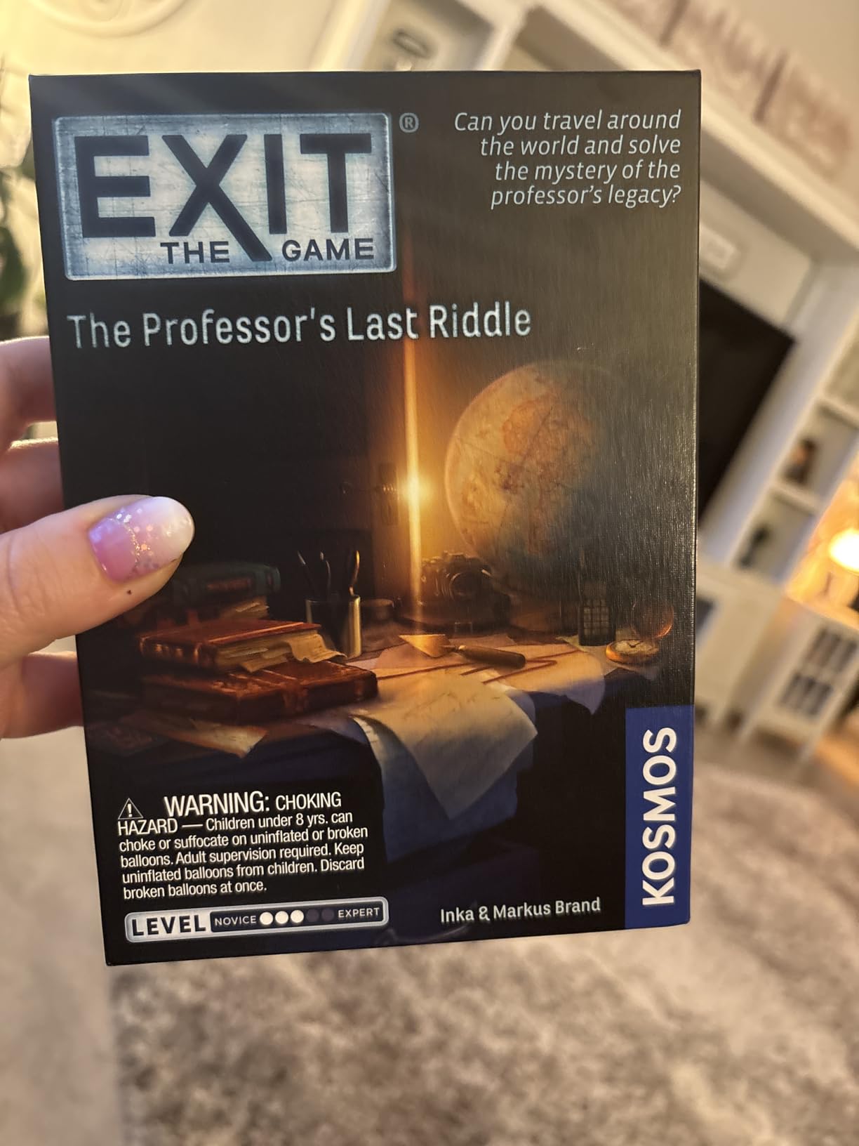 EXIT: The Professor's Last Riddle | Escape Room | Brainteasers | Mystery Solving | Treasure Hunt | Kosmos Game customer photo 1