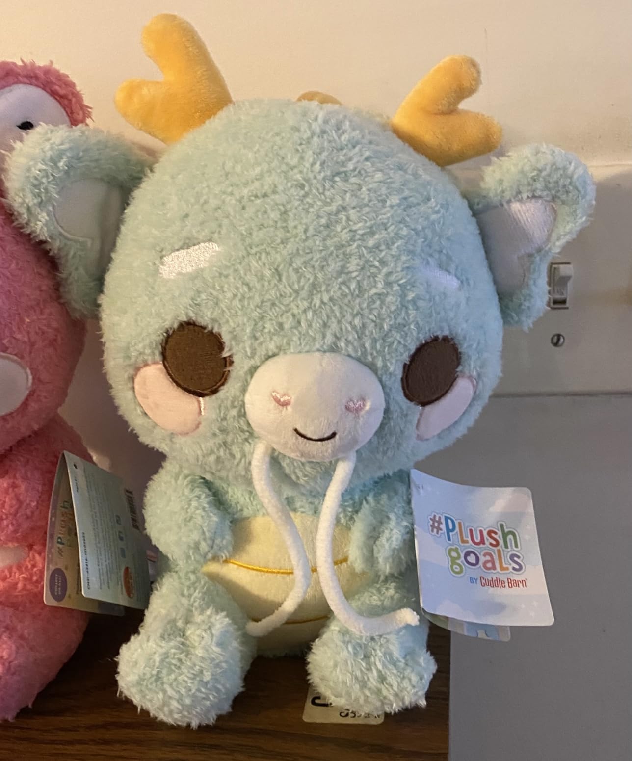 Cuddle Barn PlushGoals - Lottie the Lovely Axolotl Plush | Pink Kawaii Plushy w/Hearts for Girls, Teens, Adults | Cute Chibi Axolotls Toy Plushies for Birthday, Graduation, Valentine's, Holiday - 10