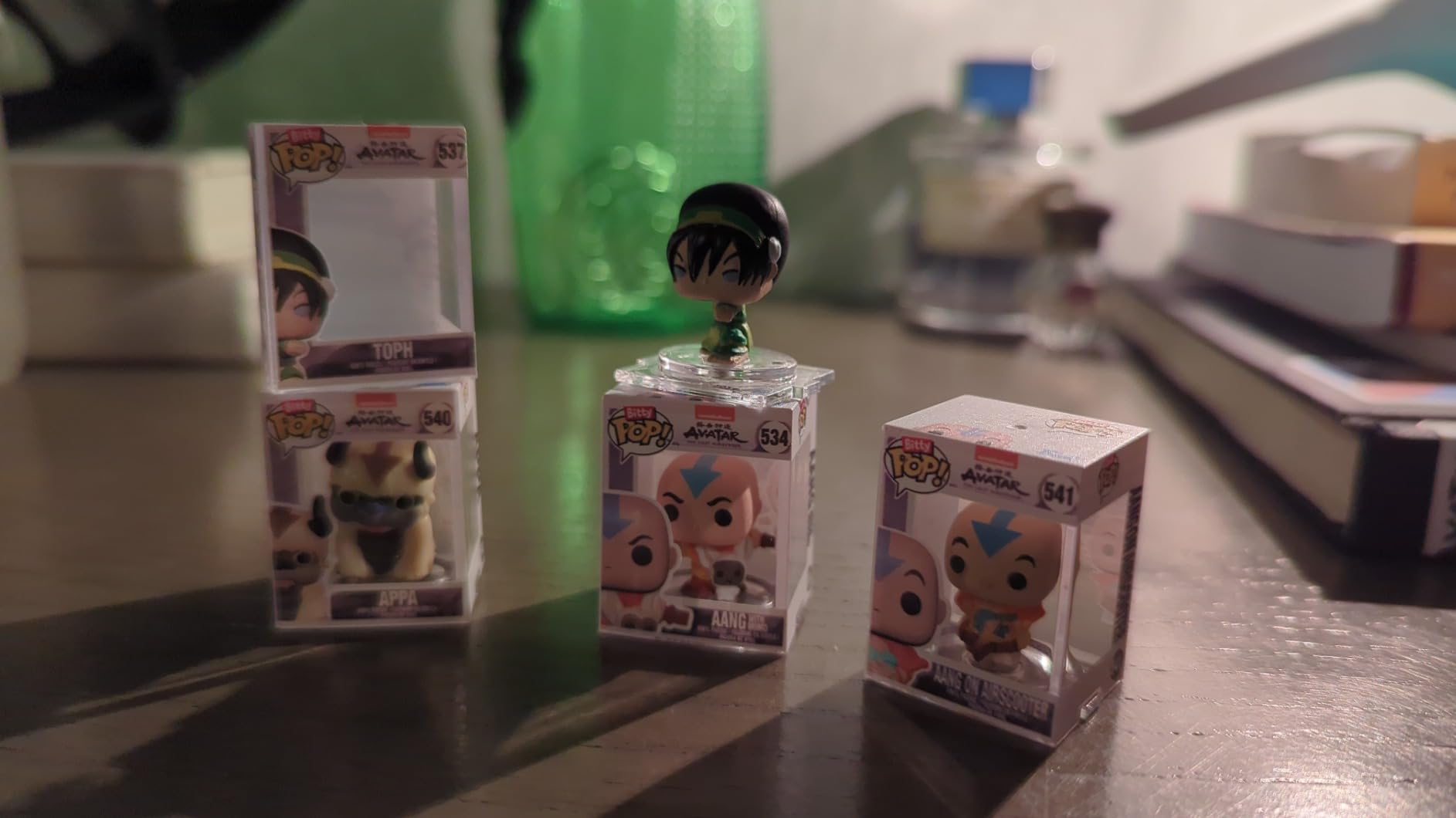 Funko Bitty POP! 4 Pack: Avatar: The Last Airbender - Aang with Momo, Appa | Official Anime Merch - Tiny 0.9 inch Figures with Display Shelf - Cake Topper, Party Bag and Stocking Filler Gift customer photo 1