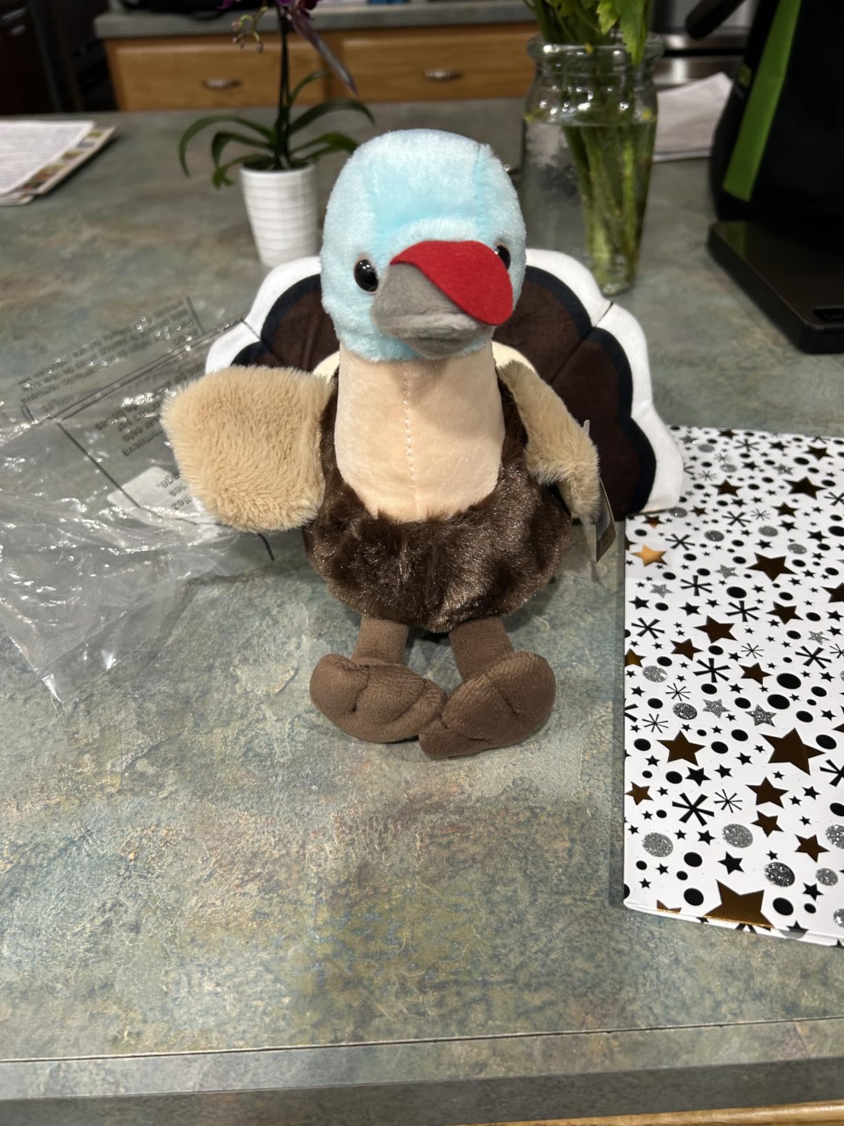 The Petting Zoo Turkey Stuffed Animal Plushie, Wild Onez, Kids Gifts, 9 in | Turkey Realistic Wildlife Animals by Zoologee. Great Toys for Girls and Boys. Plush Gifts for Kids customer photo 1