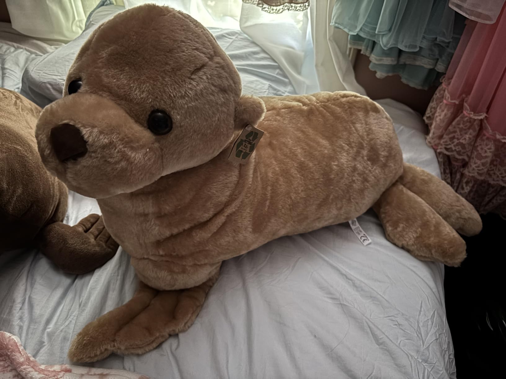 The Petting Zoo Jumbo Sea Lion Stuffed Animal, Wild Onez, Kids Gifts, 28 in customer photo 1
