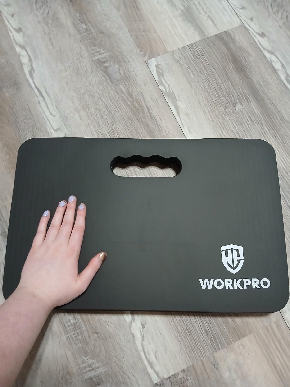 WORKPRO Extra Thick Kneeling Pad 17.5 x 11 x 1.5 in - Soft NBR Foam Cushioning for Knee, Large Foam Kneeler Mat customer photo 1