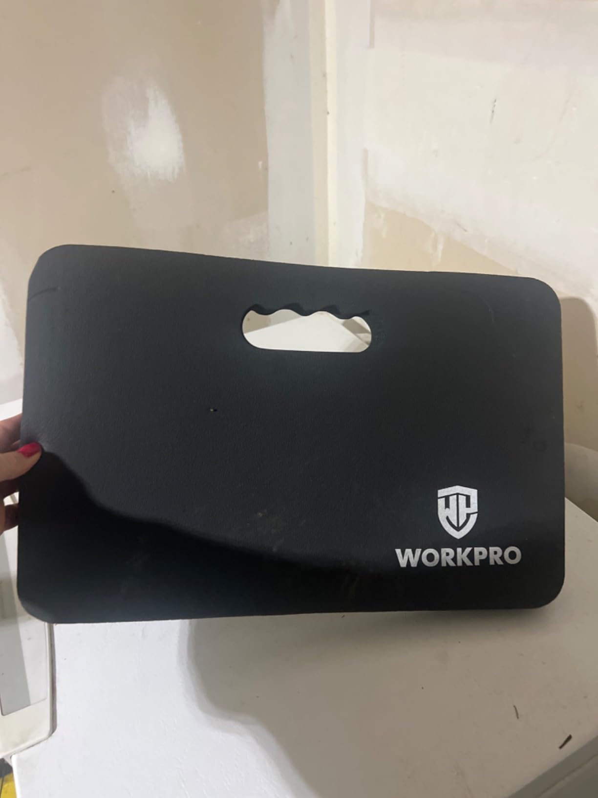 WORKPRO Extra Thick Kneeling Pad 17.5 x 11 x 1.5 in - Soft NBR Foam Cushioning for Knee, Large Foam Kneeler Mat customer photo 2