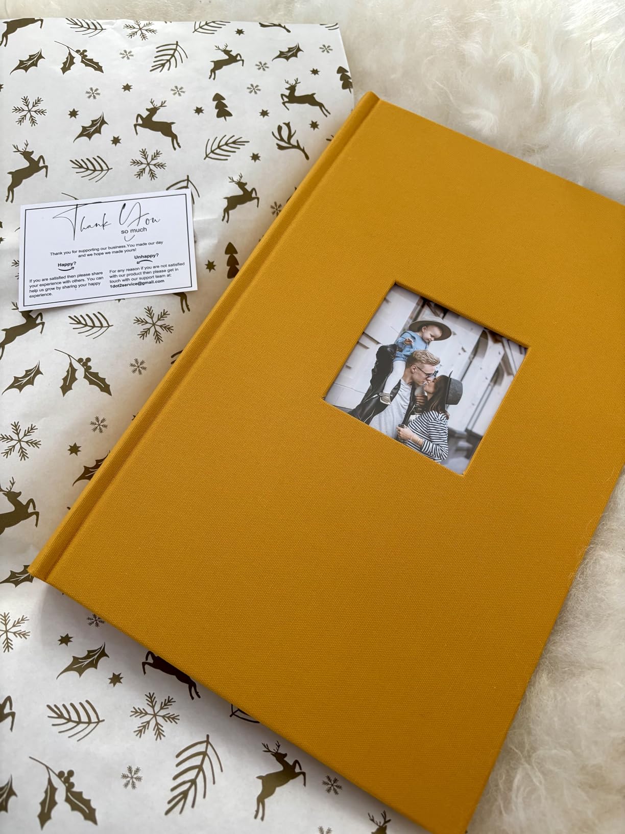 1DOT2 Photo Album 4x6 With Writing Space, Holds 300 Photos, Black | Acid Free Pockets, 3 Per Pages, Photobook Album for Wedding Vacation Family customer photo 2