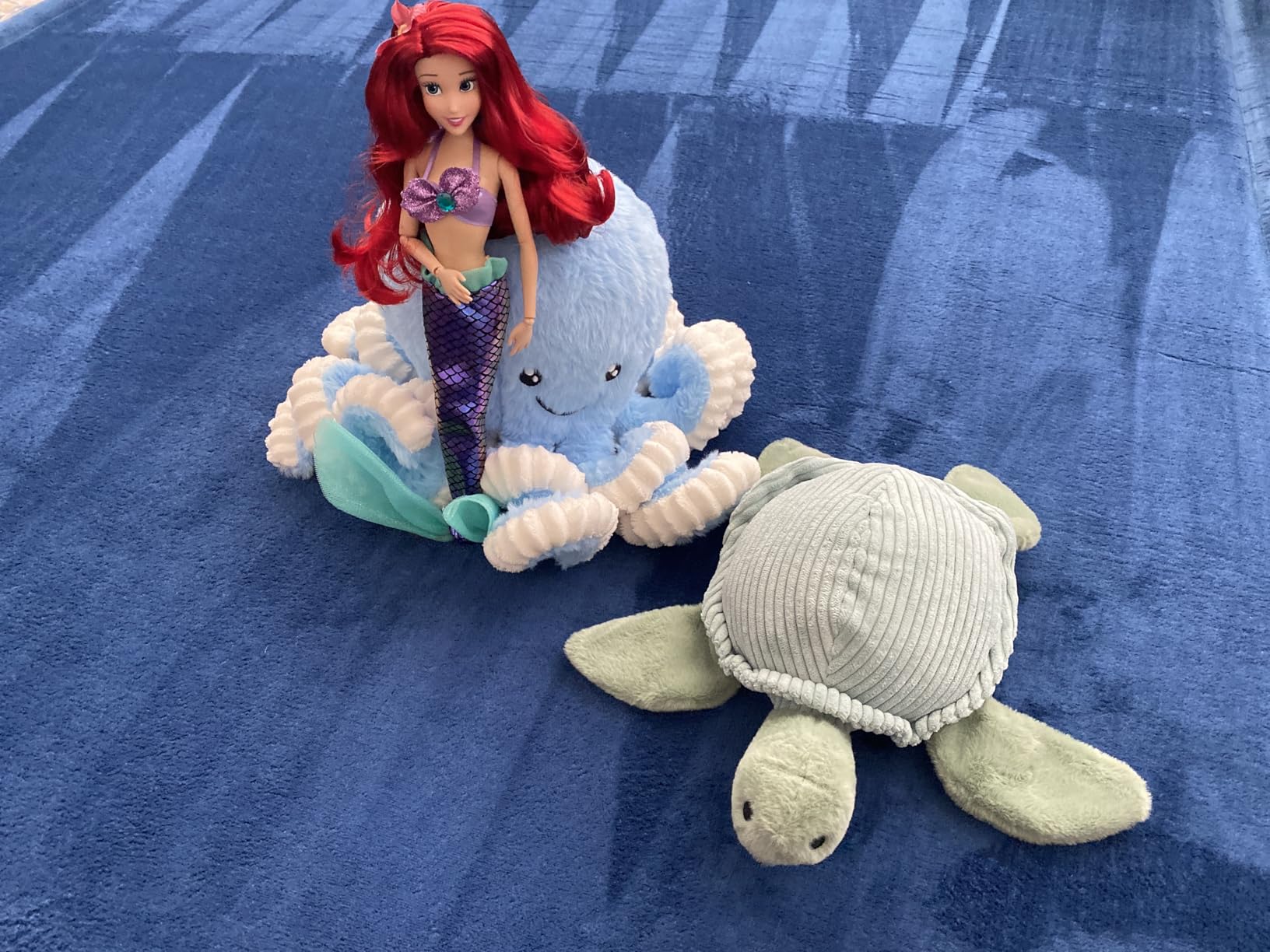 Lambs & Ivy Sea Dreams Green Turtle Plush Stuffed Animal Toy - Shelly | Light Green Ribbed Velour & Medium Green Minky 11 ½ Inch Embroidered Sea Turtle, Safe for All Ages customer photo 1