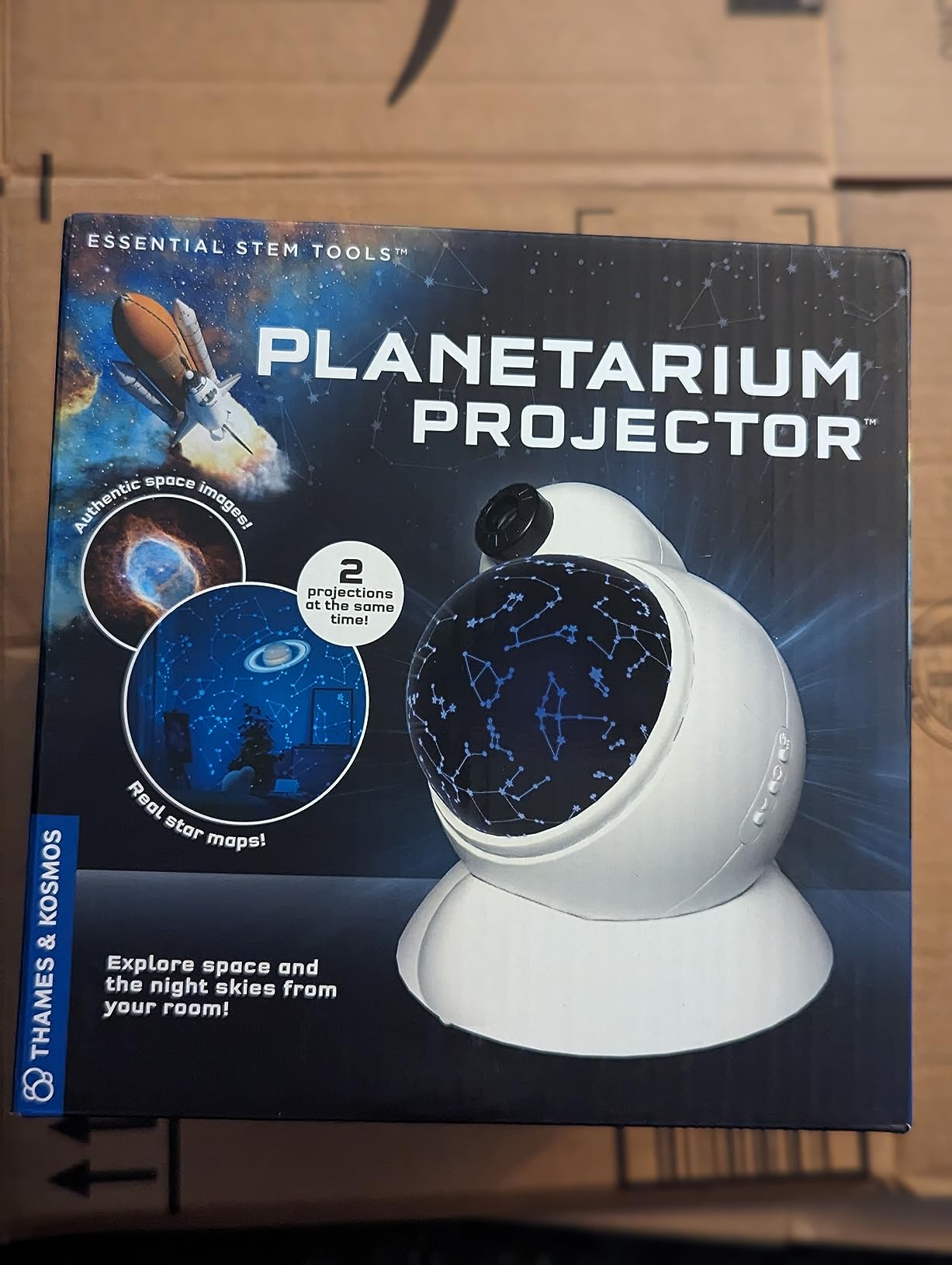 Thames & Kosmos Planetarium Projector Essential STEM Tool | Dual Projector Casts Star Maps & Space-Themed Images from the James Webb Space Telescope customer photo 1