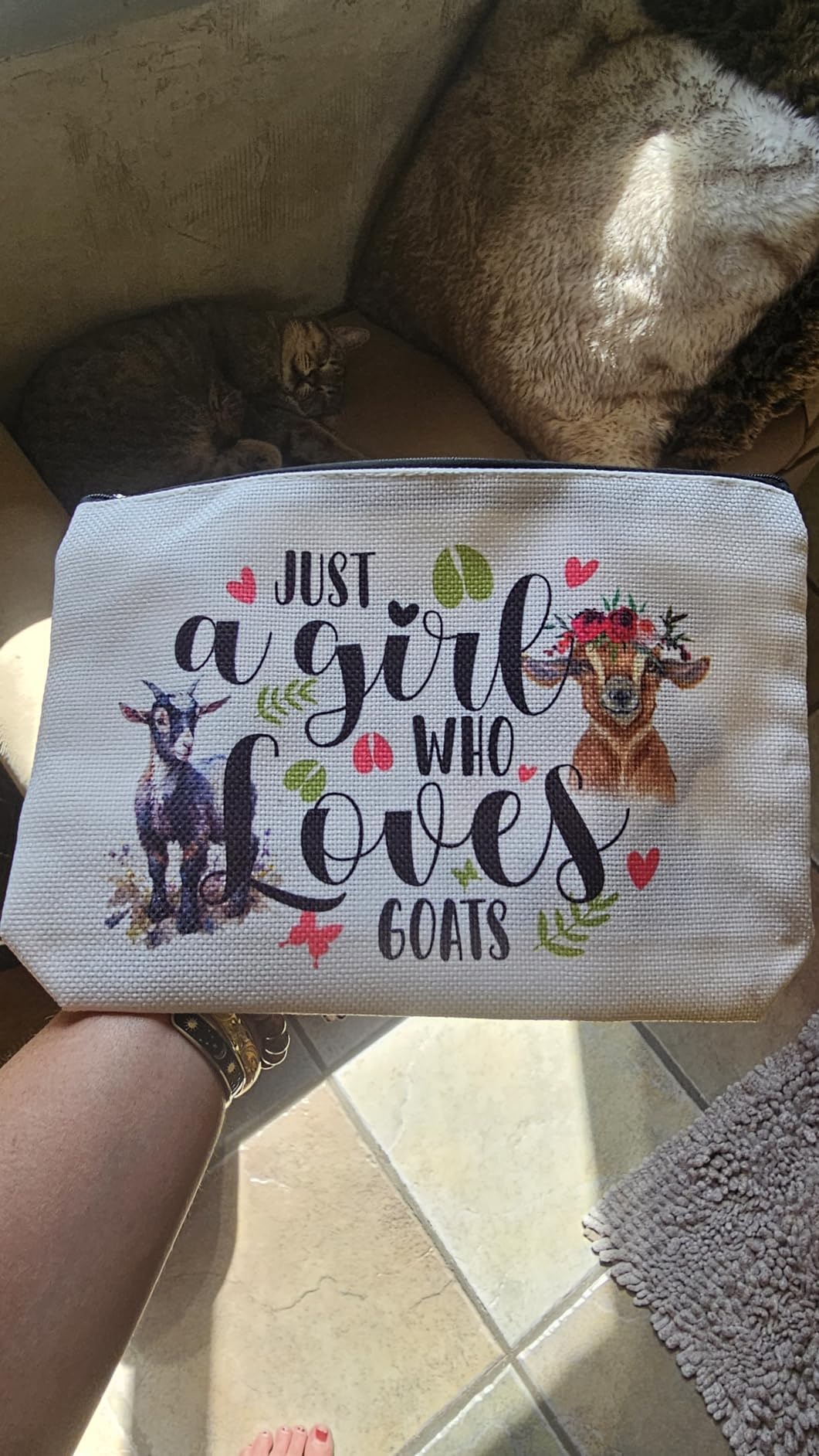 Snake Makeup Bag Funny Animal Cosmetic Bag Snake Gifts for Girls | Gifts for Animal Lovers, Just A Girl Who Loves Snakes, Christmas Graduation Birthday Gifts for Woman Friend Sister customer photo 2