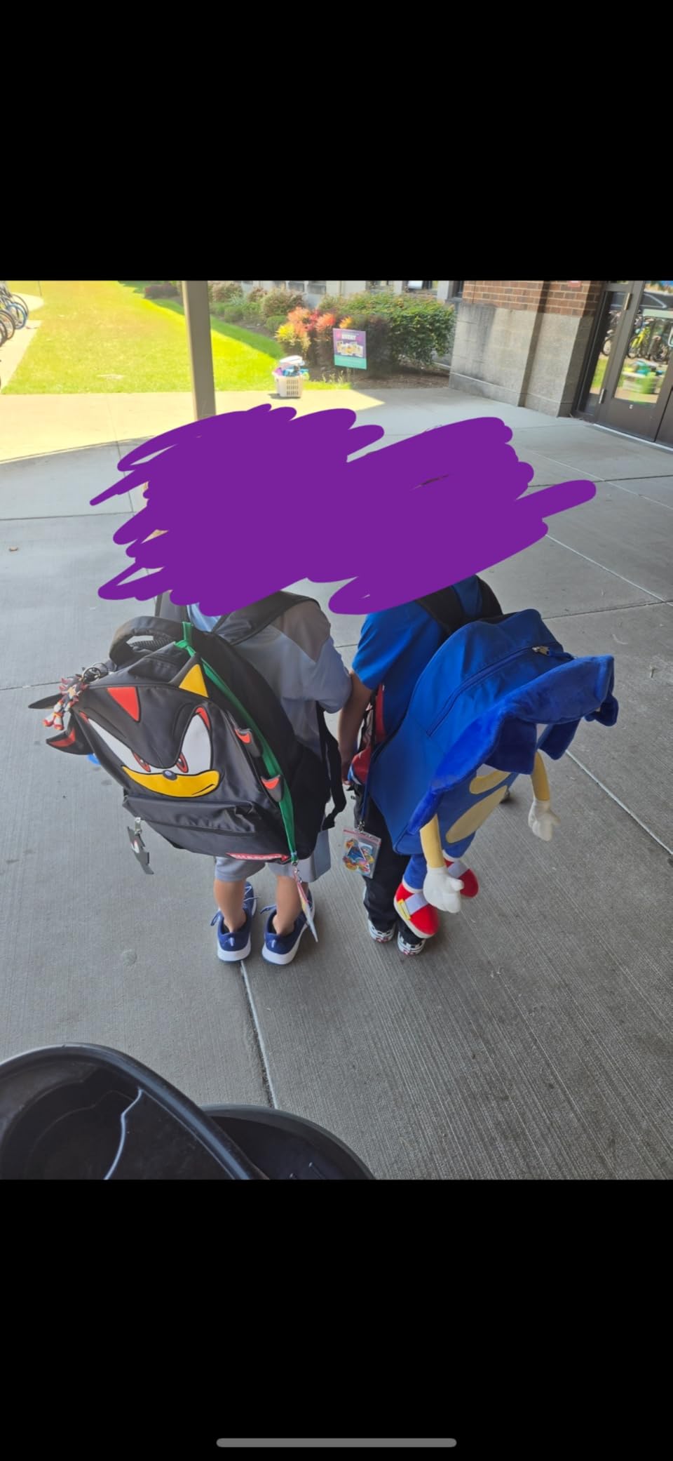 Sonic The Hedgehog Backpack for Boys & Girls, Shadow 16 Inch Schoolbag with 3D Features, Durable School Bag for Kids customer photo 2