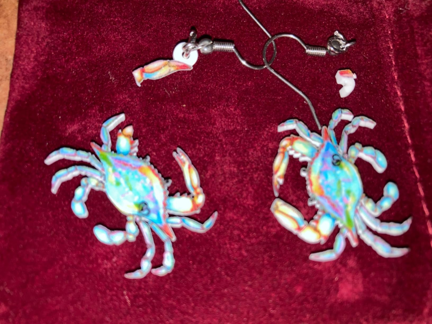 Acrylic Cute Crab Earrings Sea Animal Dangle Ocean Summer Jewelry Gifts for Women customer photo 2