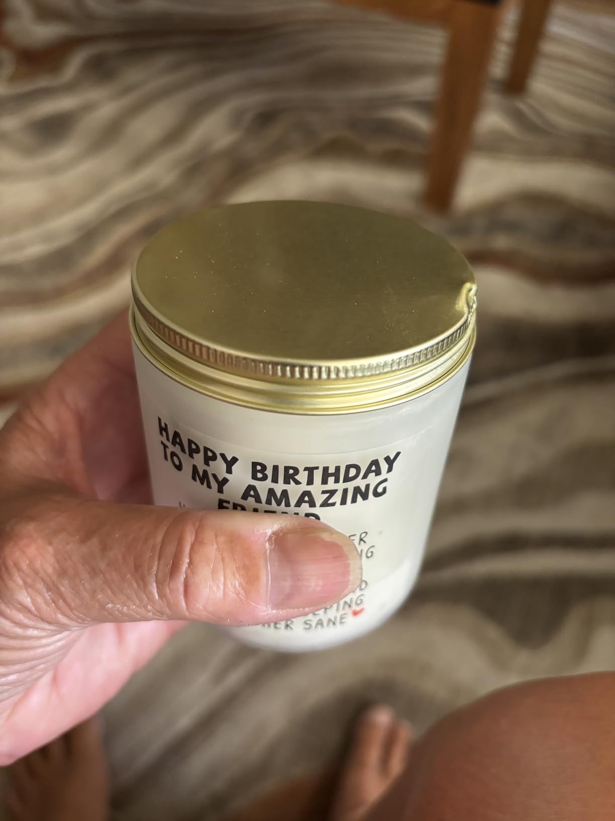 Jonico Happy Birthday Gifts for Women Best Friend, Lavender Candle | Funny Friendship Birthday Gifts for Women Bestie BFF customer photo 1