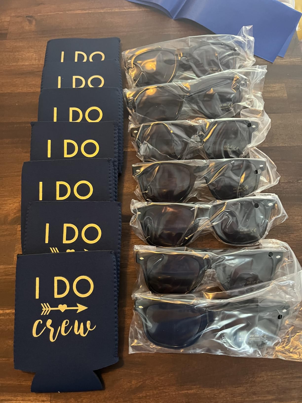I Do Crew and Bride Bachelorette Party Can Coolers, Set of 12 Beer Can Coolies, Perfect Bachelorette Party Decorations and Bridesmaid Gifts (Mint Green, Slim) customer photo 1