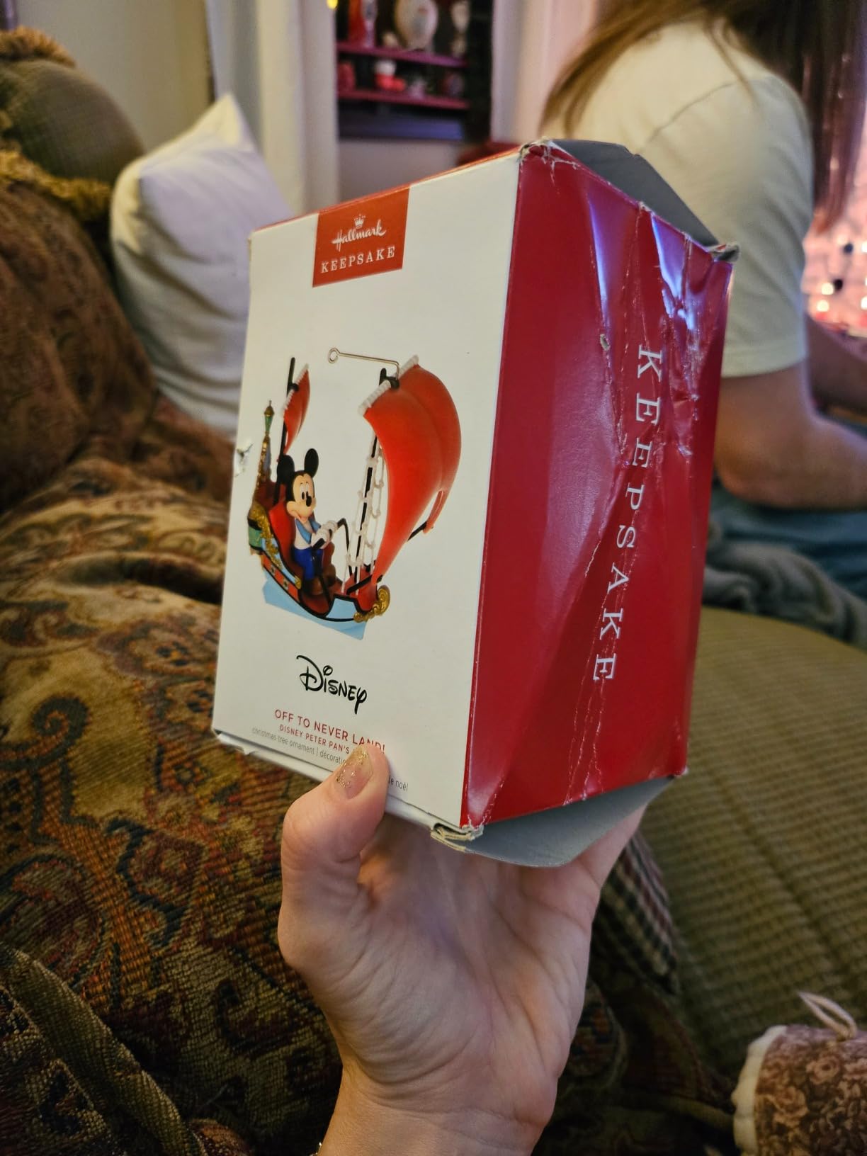 Hallmark Keepsake Christmas Ornament 2023, Disney Peter Pan's Flight Off to Never Land! customer photo 1