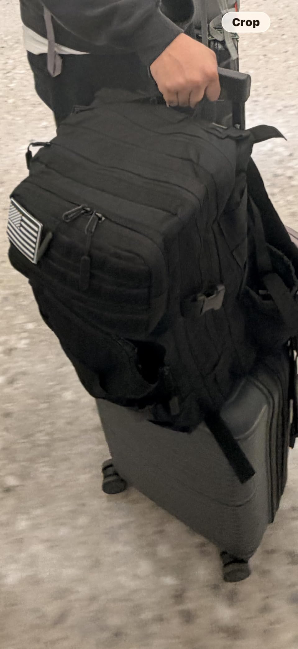 Military Tactical Backpack for Men and Women 45L Army 3 Days Assault Pack Bag Large Rucksack with Molle System Black customer photo 1