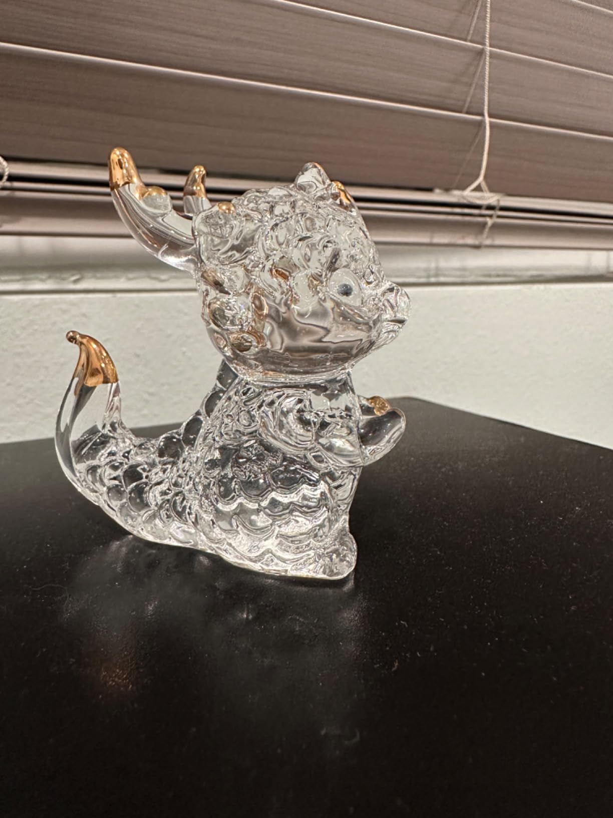 2.8inch Crystal Hippo Figurines Collectibles Glass Animal Gifts For Women | Art Glass,Hippopotamus Statue,Glass Animal Paperweight Ornament For Home Table Whimsical Decor customer photo 2