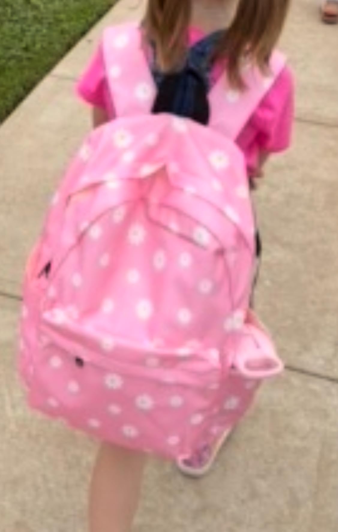 School Backpack for Teen Girls, 3-in-1 Kids Backpack Bookbag Set School Bags with Lunch Box Pencil Case, Leopard, L, Schoolbag Set customer photo 2