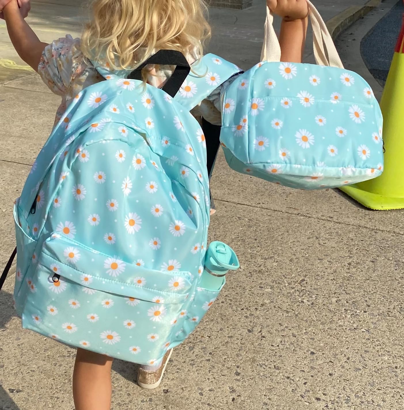 Girls School Backpacks for Kids Teens, 3-in-1 School Bag Bookbags Set with Lunch Bag Pencil Case customer photo 2