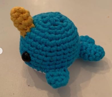 The Woobles Crochet Kit for Beginners (Bjorn the Narwhal) | As seen on Shark Tank customer photo 1