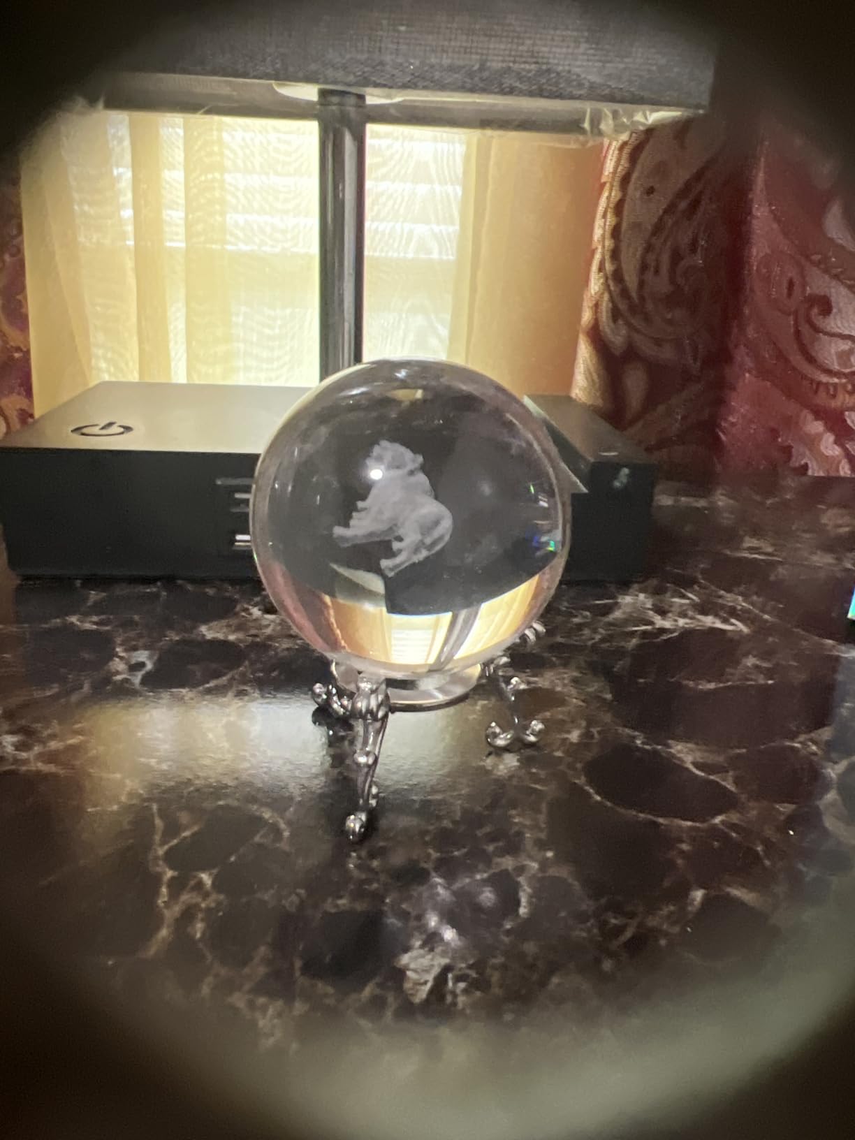 Tiger Gift 2.3 Inch Crystal Figurine, 3D Glass Animal Ball with Stand | 3D Laser Engraved Design, K9 Crystal Craft, Meaningful Gift for Tiger Lovers, Moms and Animal Collectors customer photo 1