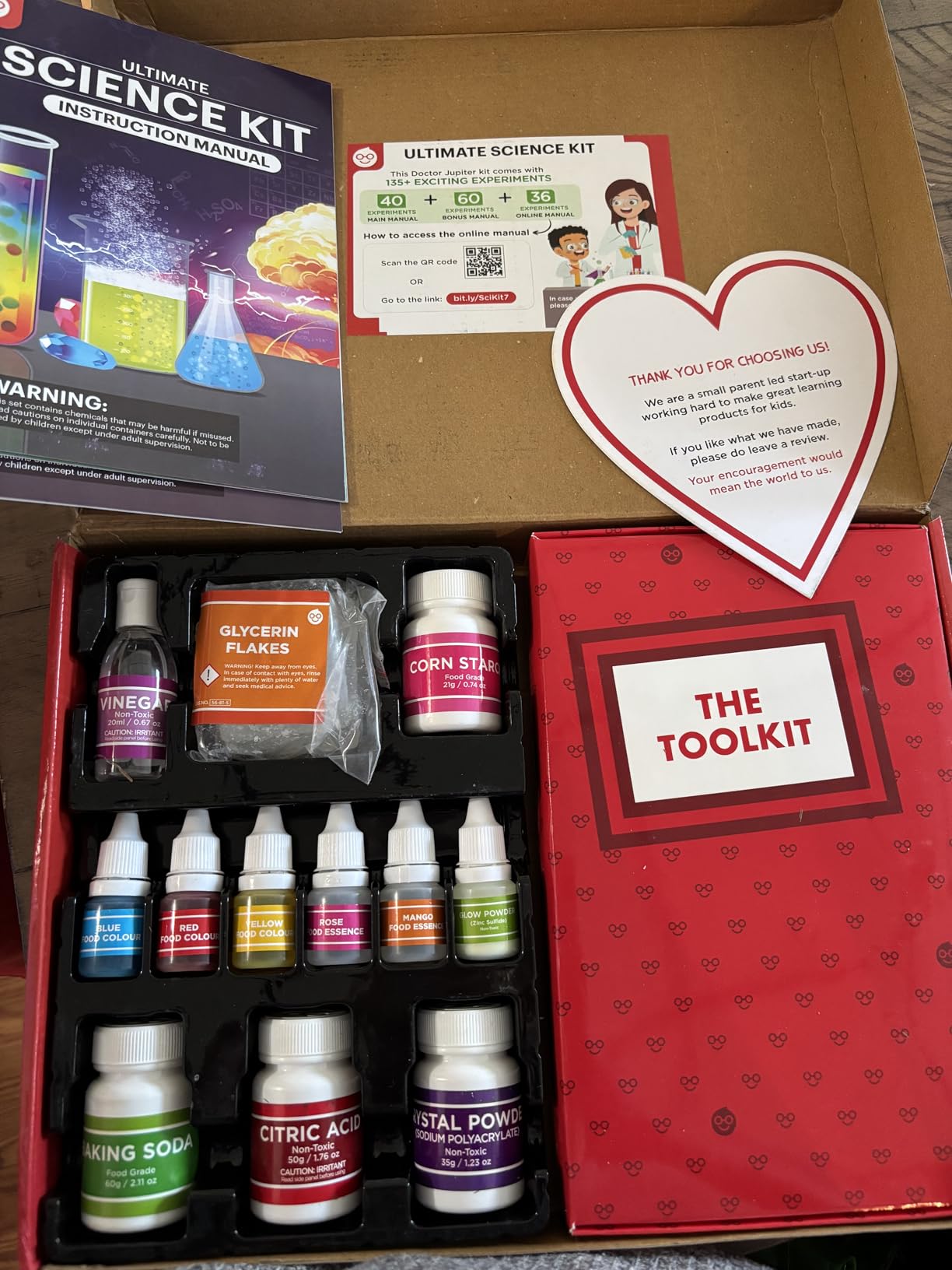 Doctor Jupiter Ultimate Science Kit, Chemistry Set for Kids Ages 8-9-10-11-12-13-14 | Birthday Gift Ideas for Boys & Girls 8+ Years Old | STEM Toy with 135+ Experiments | Learning & Educational Kits customer photo 2