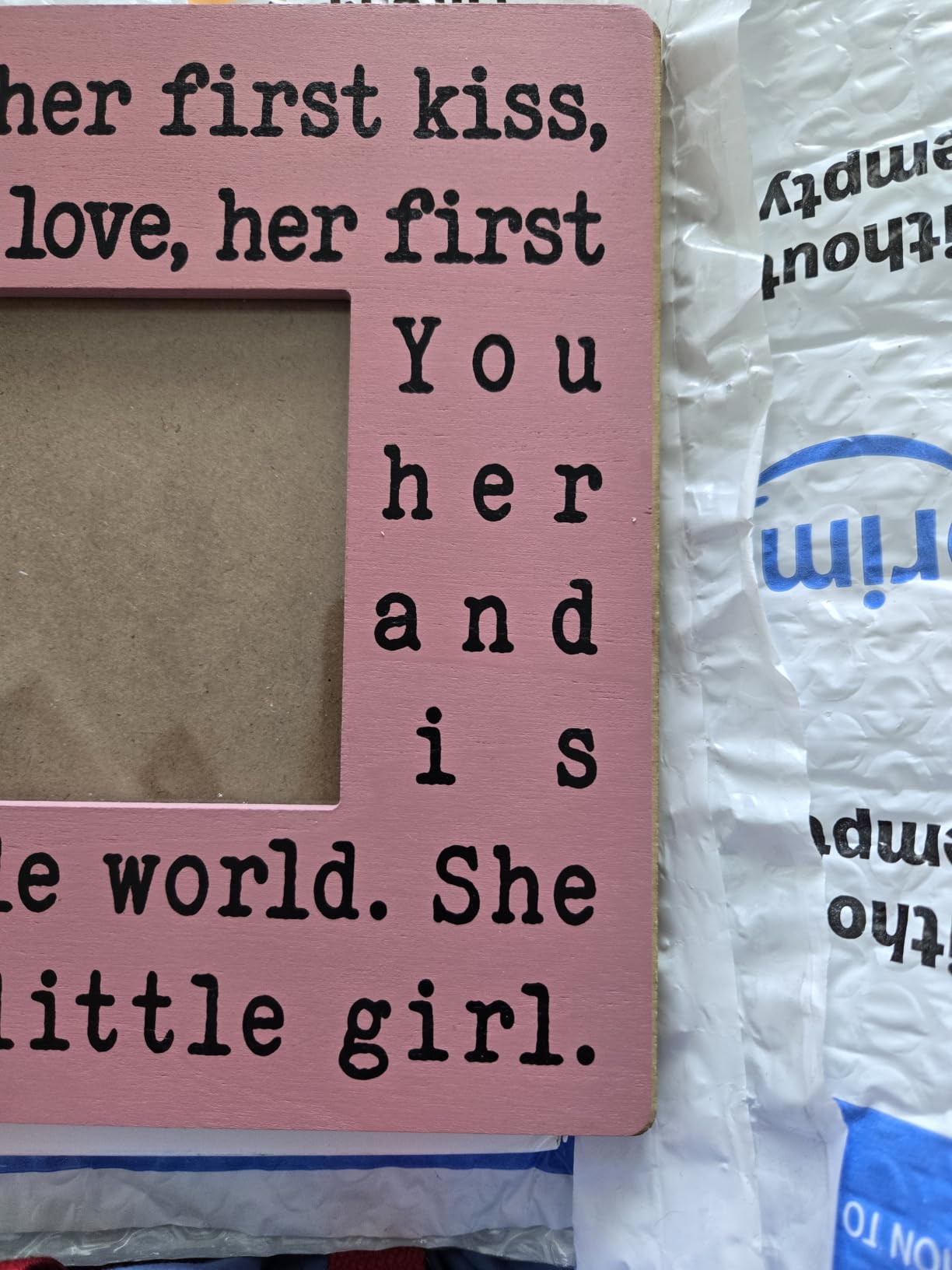 THYGIFTREE First Time Dad Gifts from Daughter Wife, New Dad Picture Frame for Father's Day, Birthday, Christmas customer photo 1