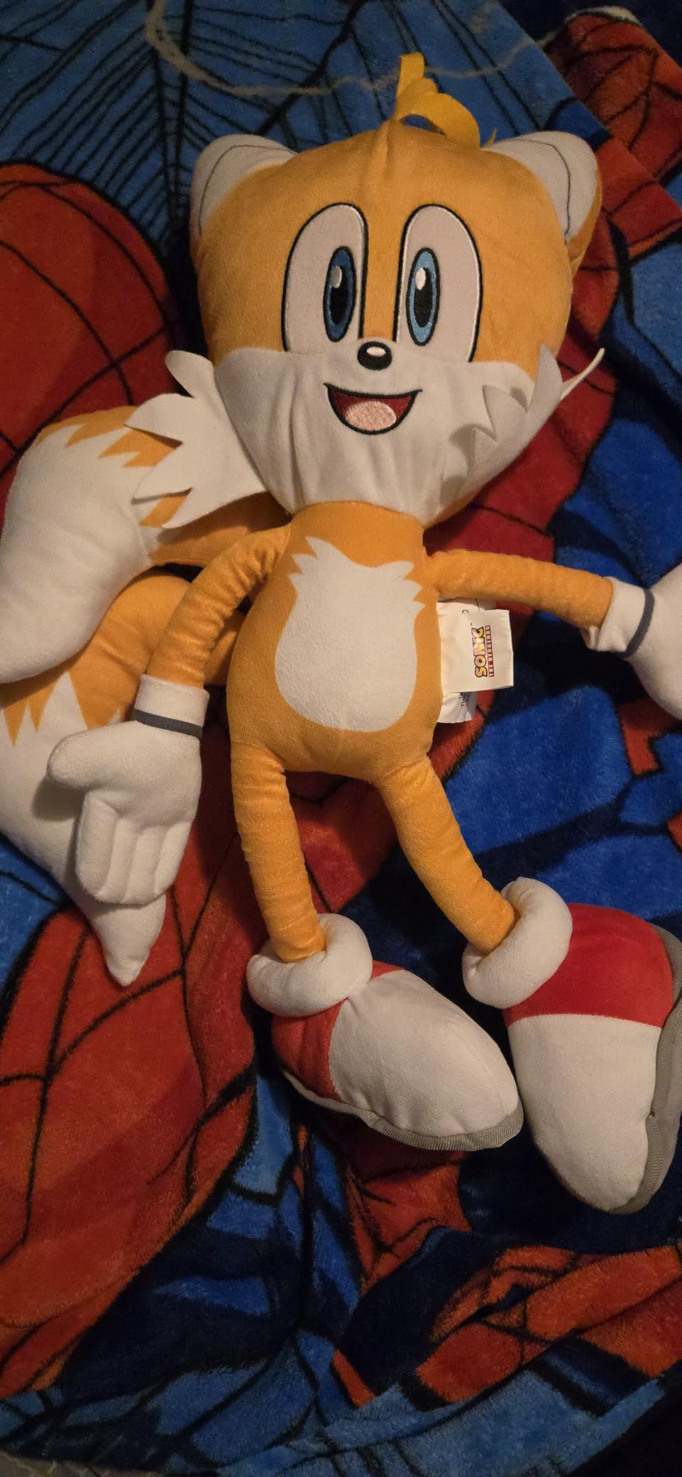 Franco Sonic The Hedgehog Anime Knuckles The Echidna Kids Bedding Super Soft Plush Cuddle Pillow Buddy, 18