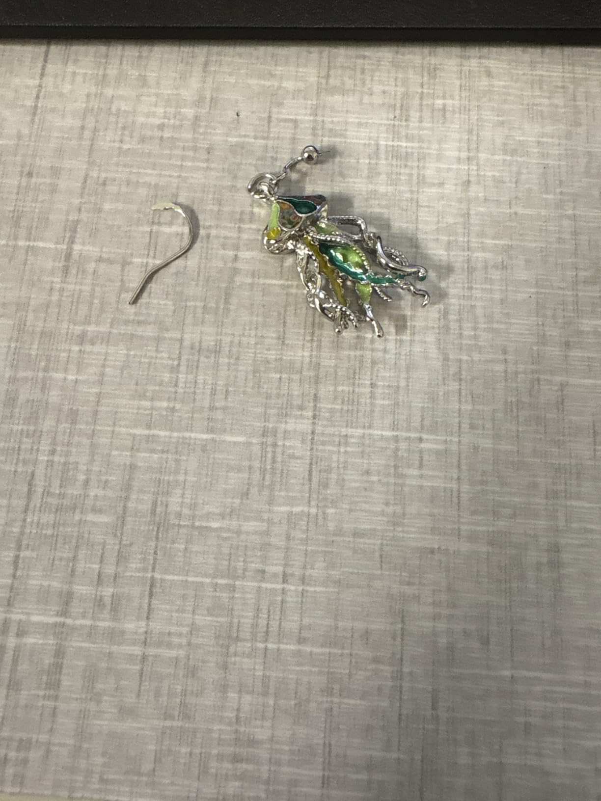 Cute Enamel Alloy Ocean Animal Creative Seahorse Shark Whale Jellyfish Octopus Dolphin Dangle Earrings customer photo 2