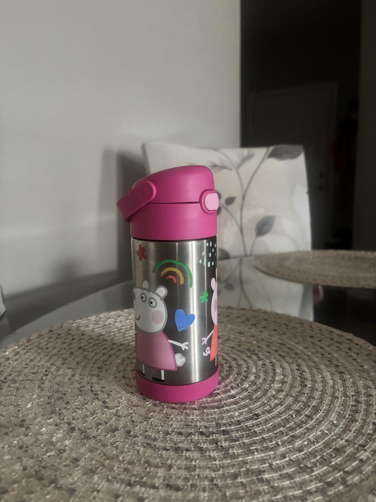 THERMOS FUNTAINER Water Bottle, 12oz, Bluey | Kids Stainless Steel Insulated customer photo 2