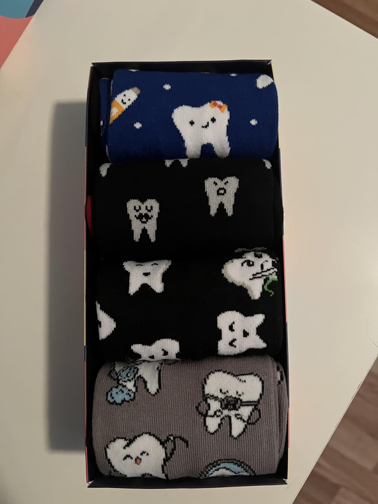 HAPPYPOP Doctor Patriots Math Lover Gifts - Teeth Golf Nurse Space Astronomy Lover Socks customer photo 1