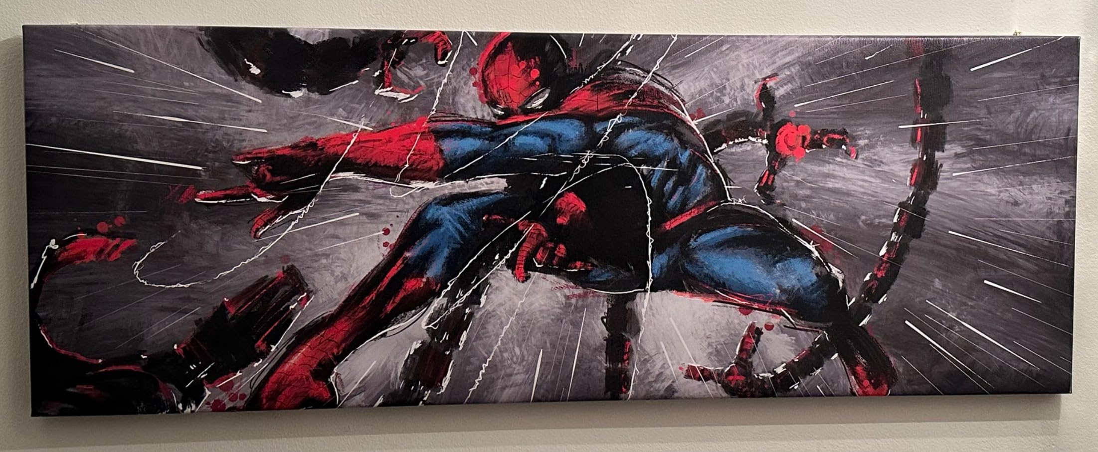 Marvel Spider-Man Doctor Octopus Gallery Wrapped Canvas Wall Decor | Large Spider-Man Wall Art for Man Cave or Movie Room customer photo 1